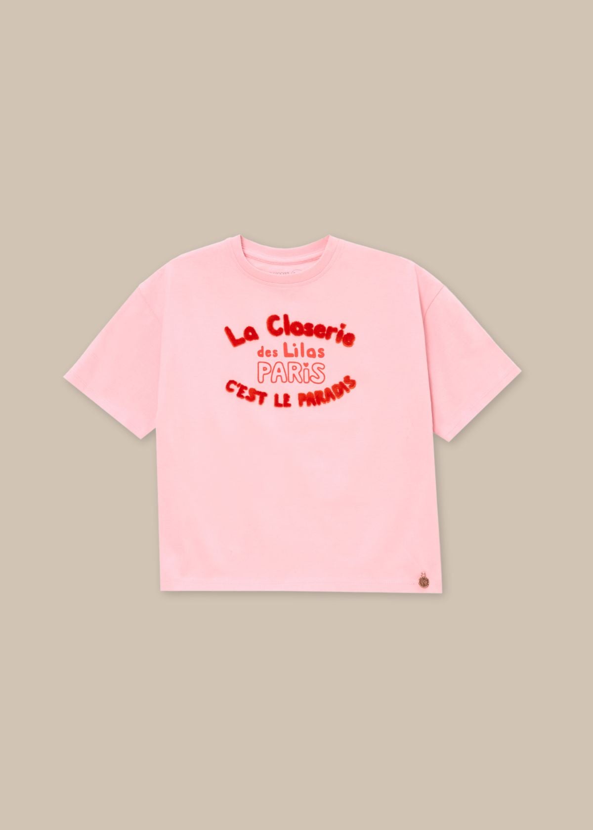 outfit girl pink Flocked Tee