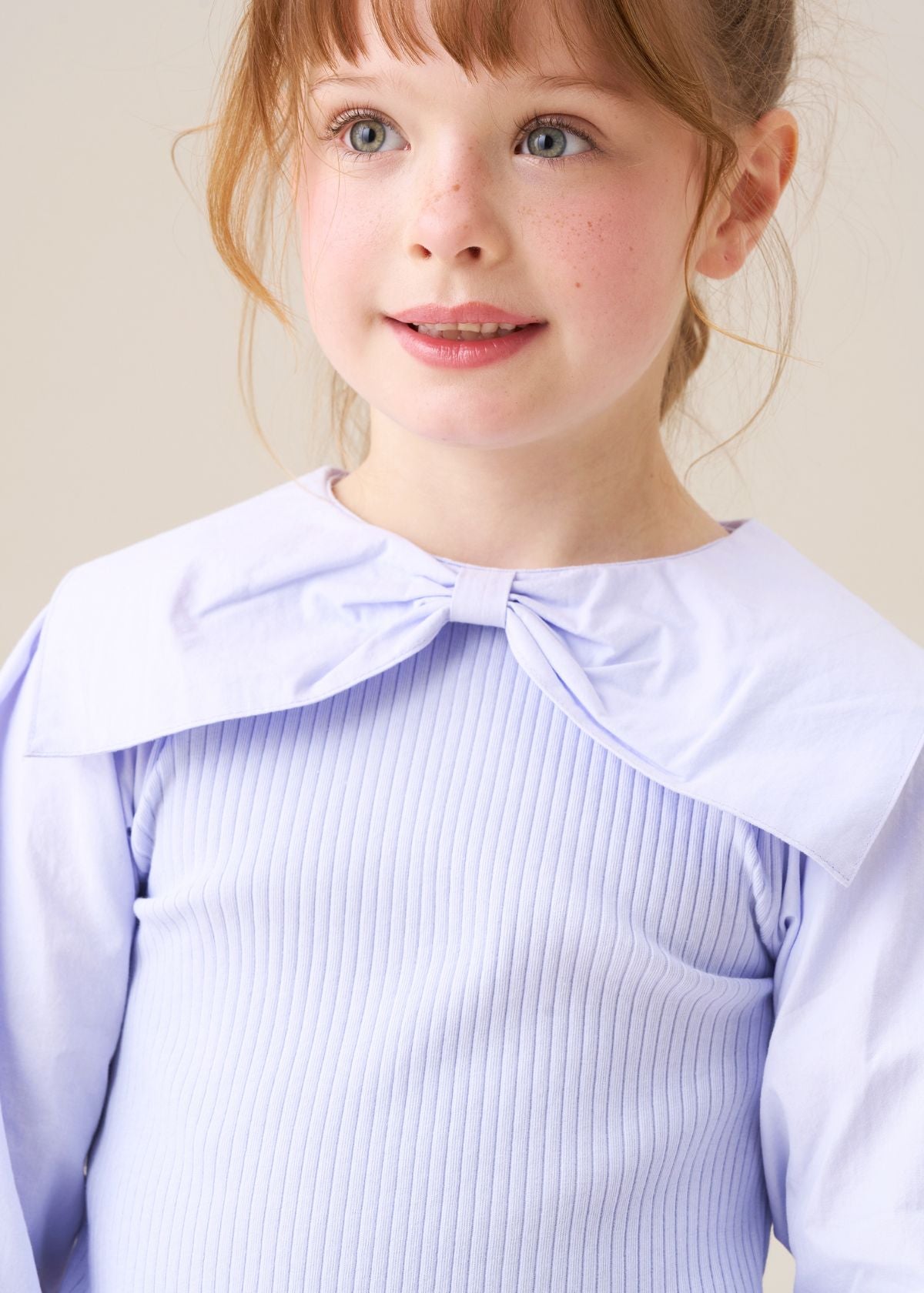 bow collar shirt women