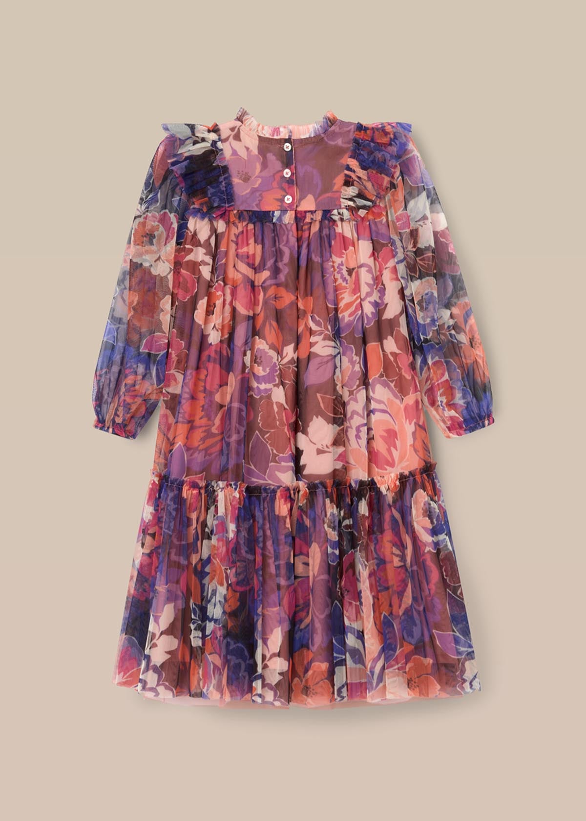 buy girl floral dress multi