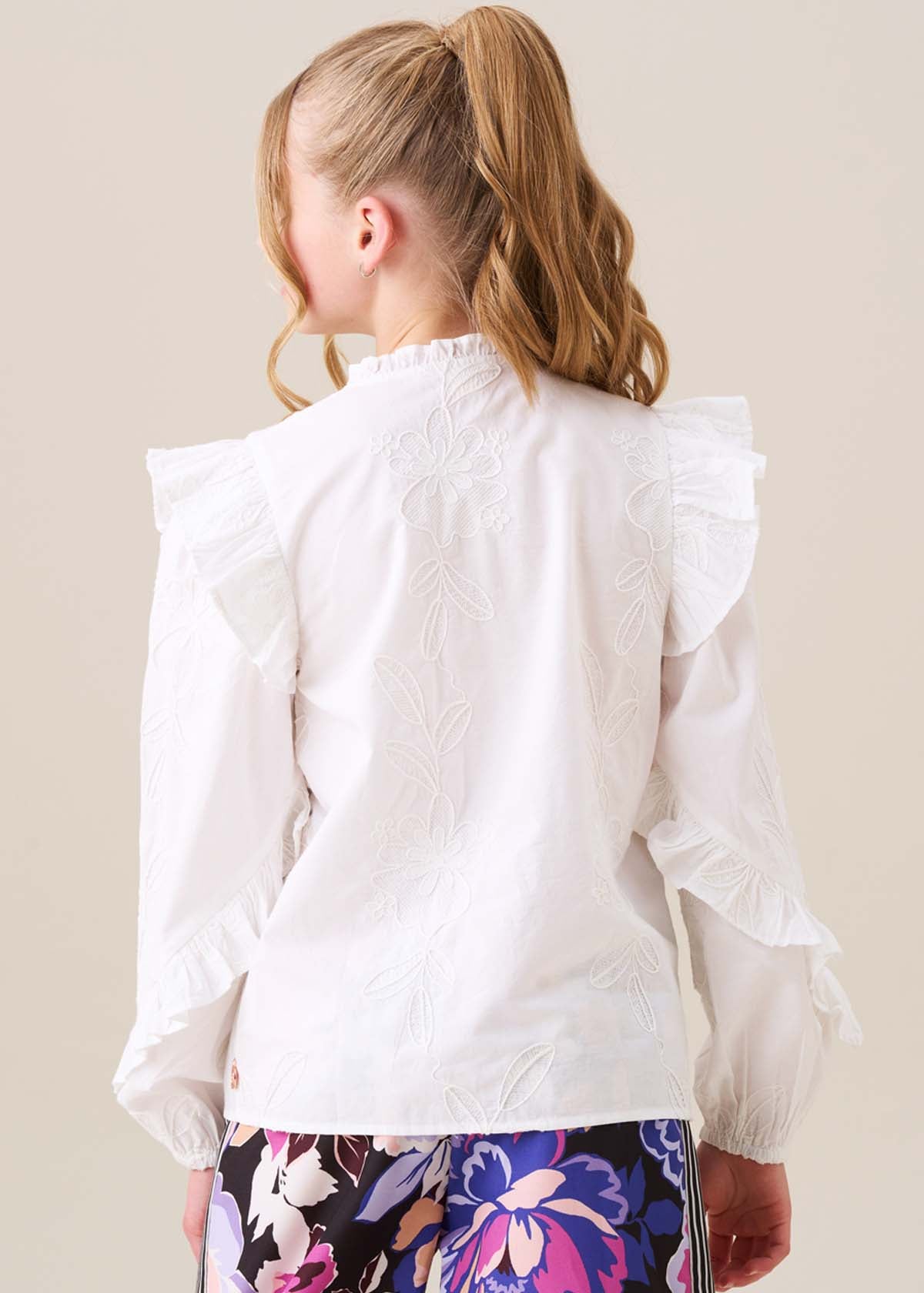 frill sleeve top