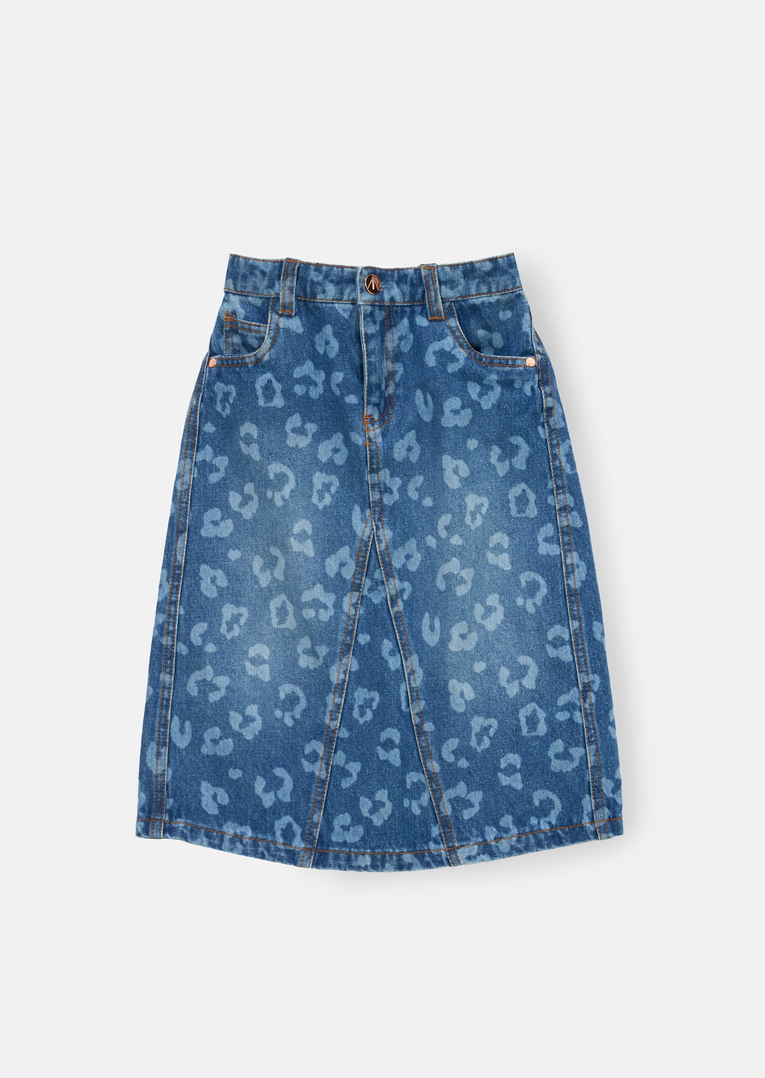 midi skirt denim