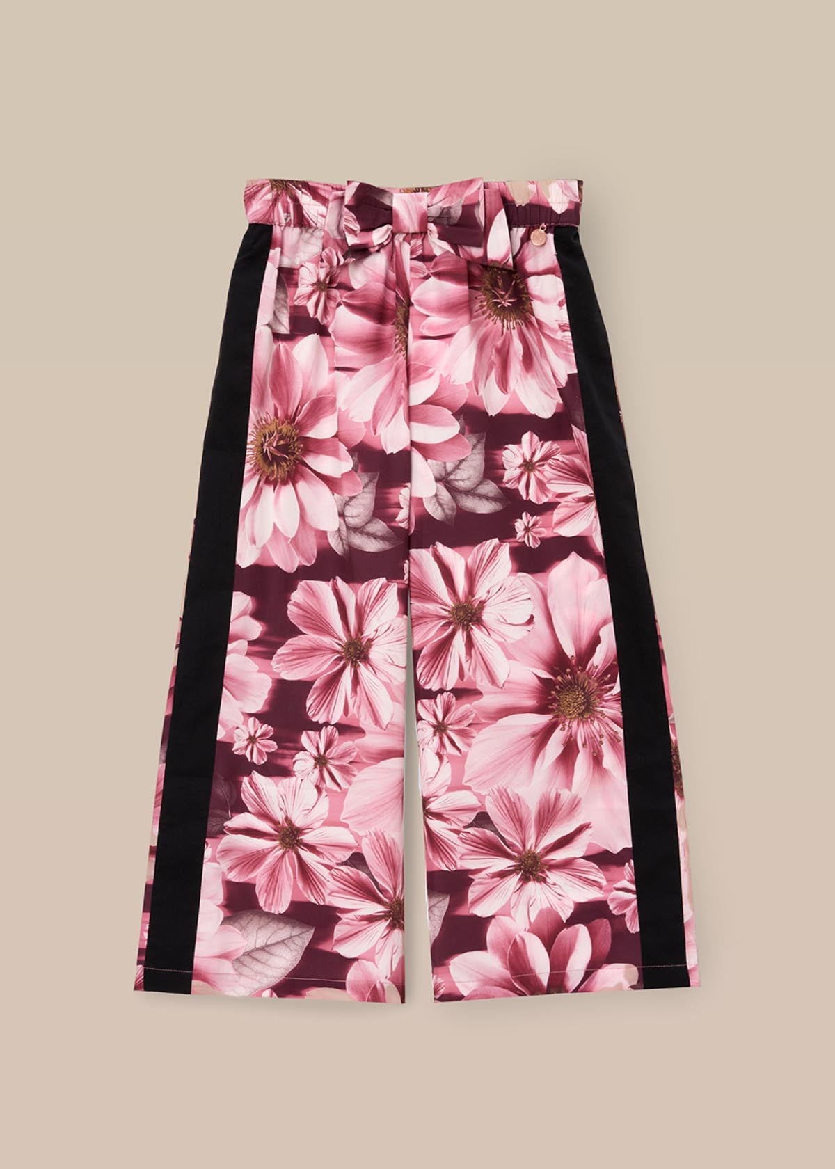 Girls Side Stripe cotton Trousers