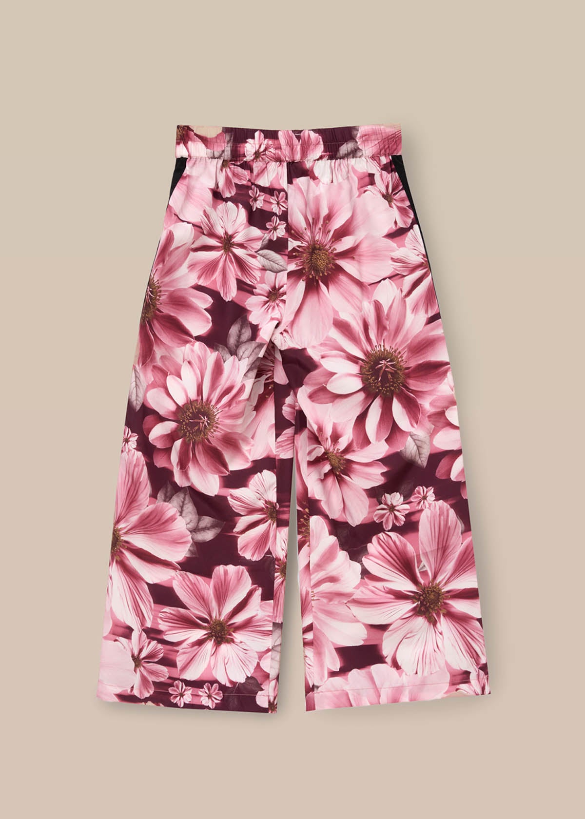 Buy Girls Side Stripe Floral Trousers