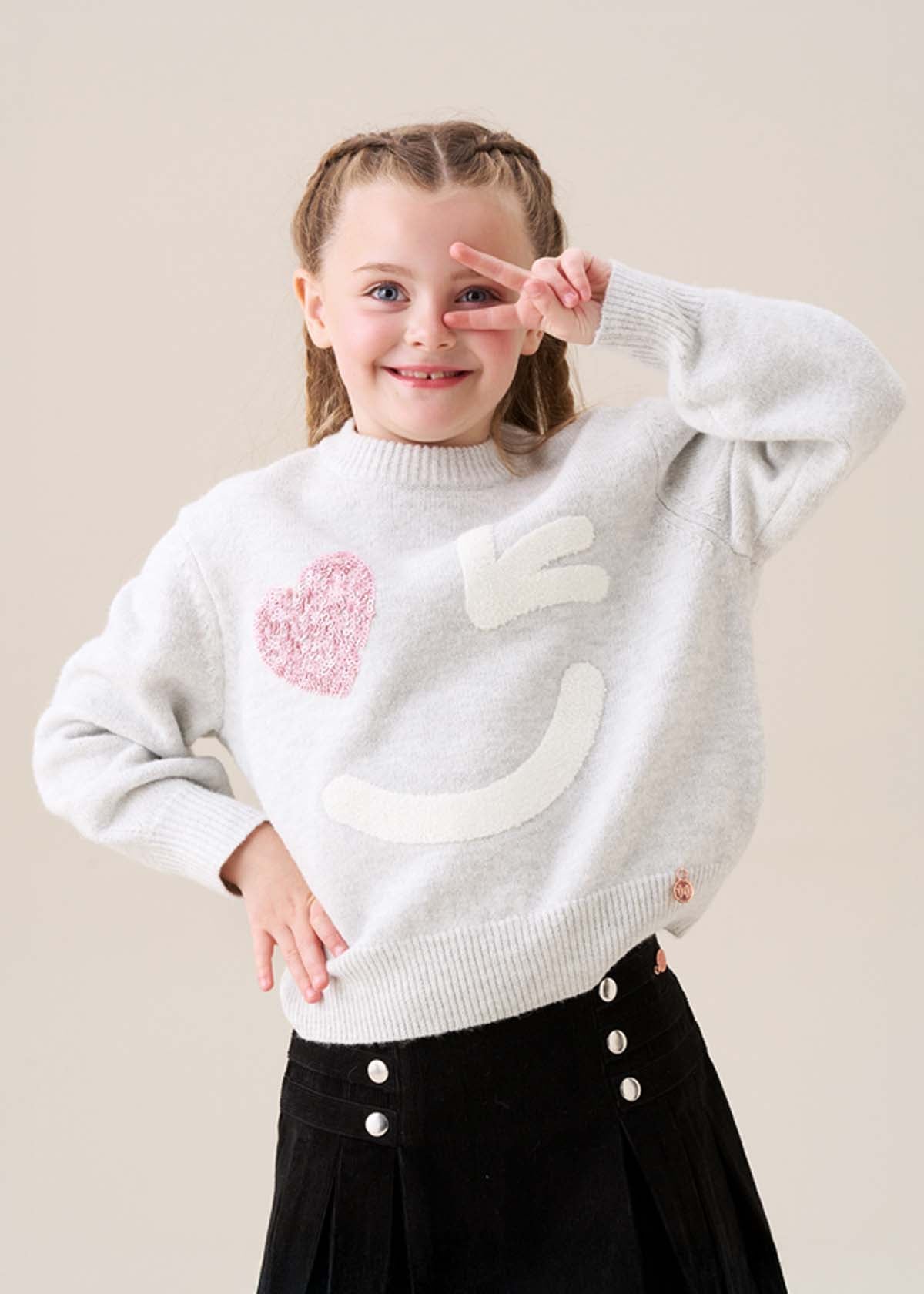 Girl Smiley Face Jumper