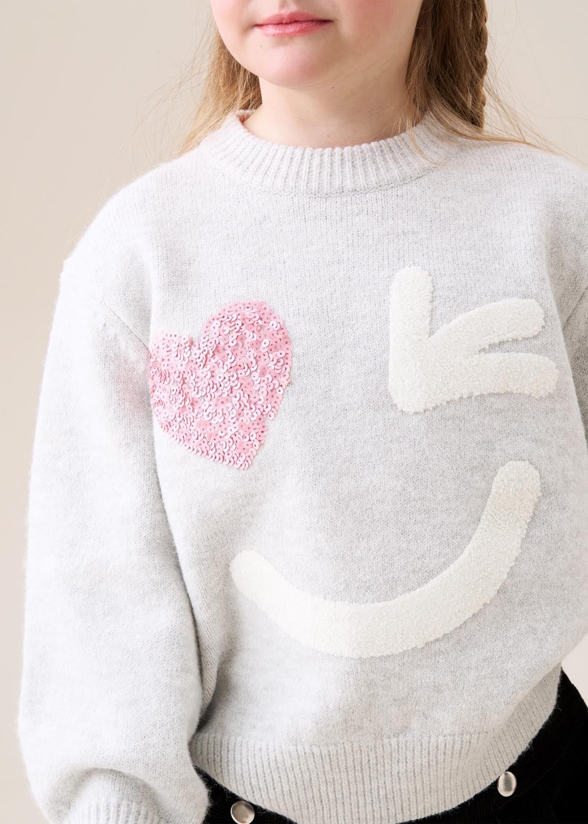 shirt girl smiley face jumper