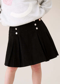 Lucile Cord Pleated Skirt