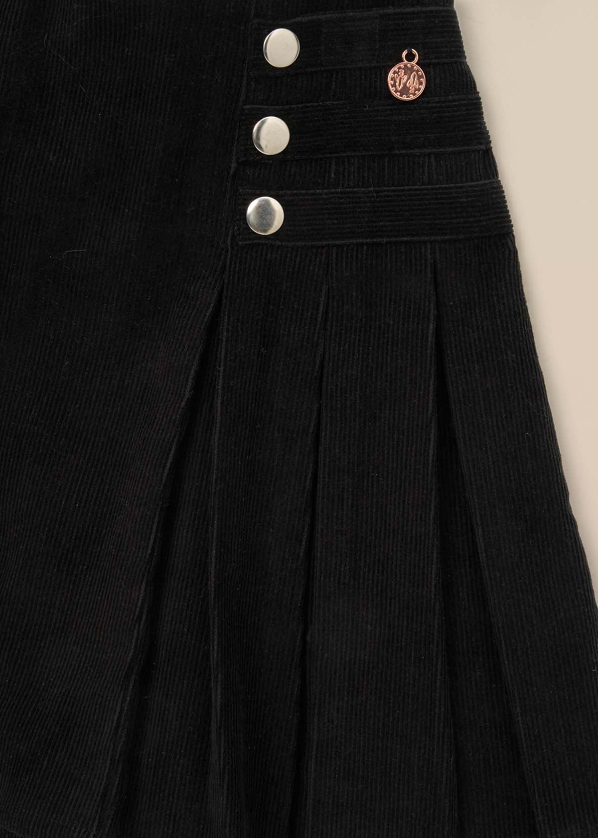Buy online Girl Lucile Cord Pleated Skirt
