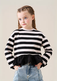 Marley Stripe Peplum Tee