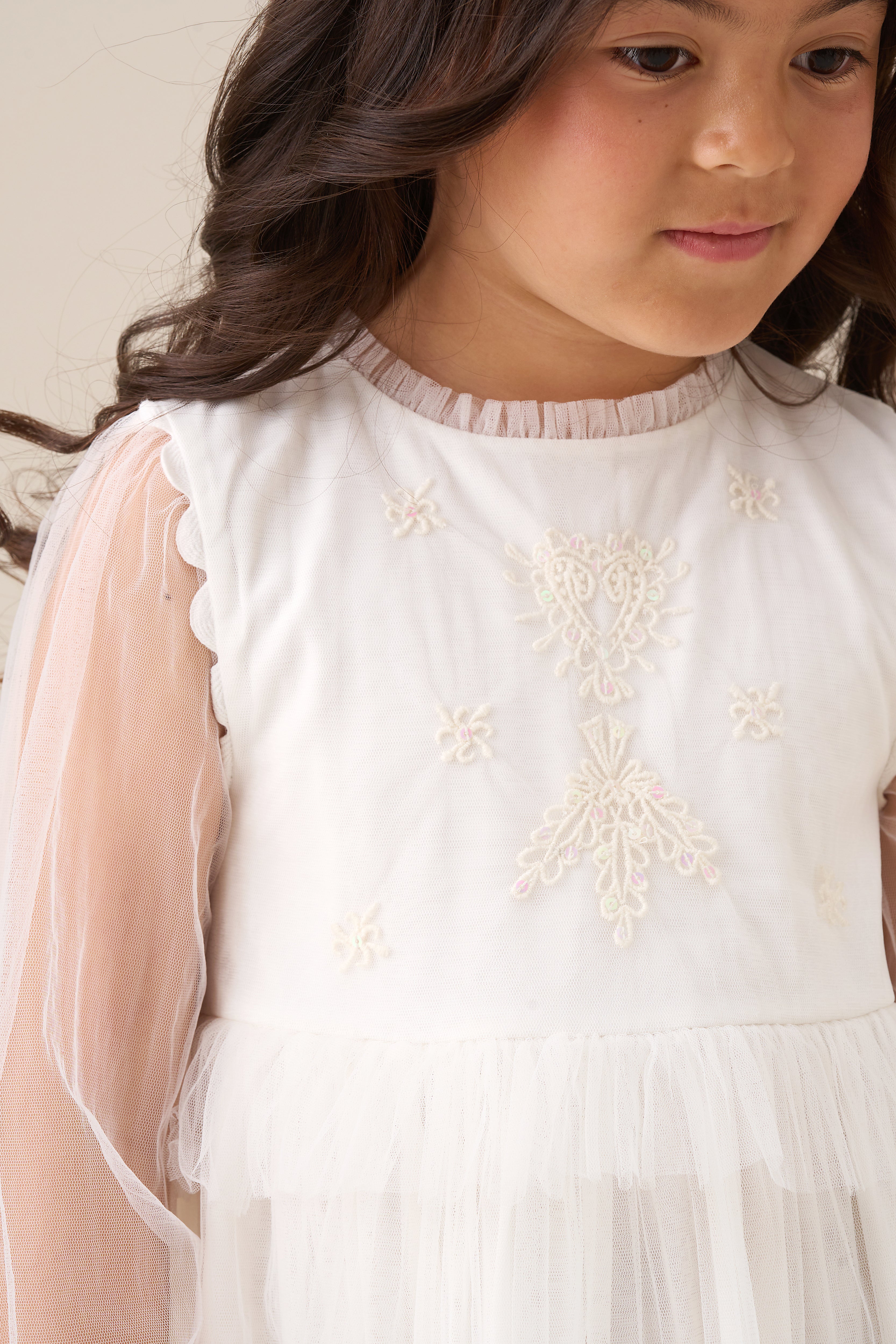 midi girls embroidered boho dress