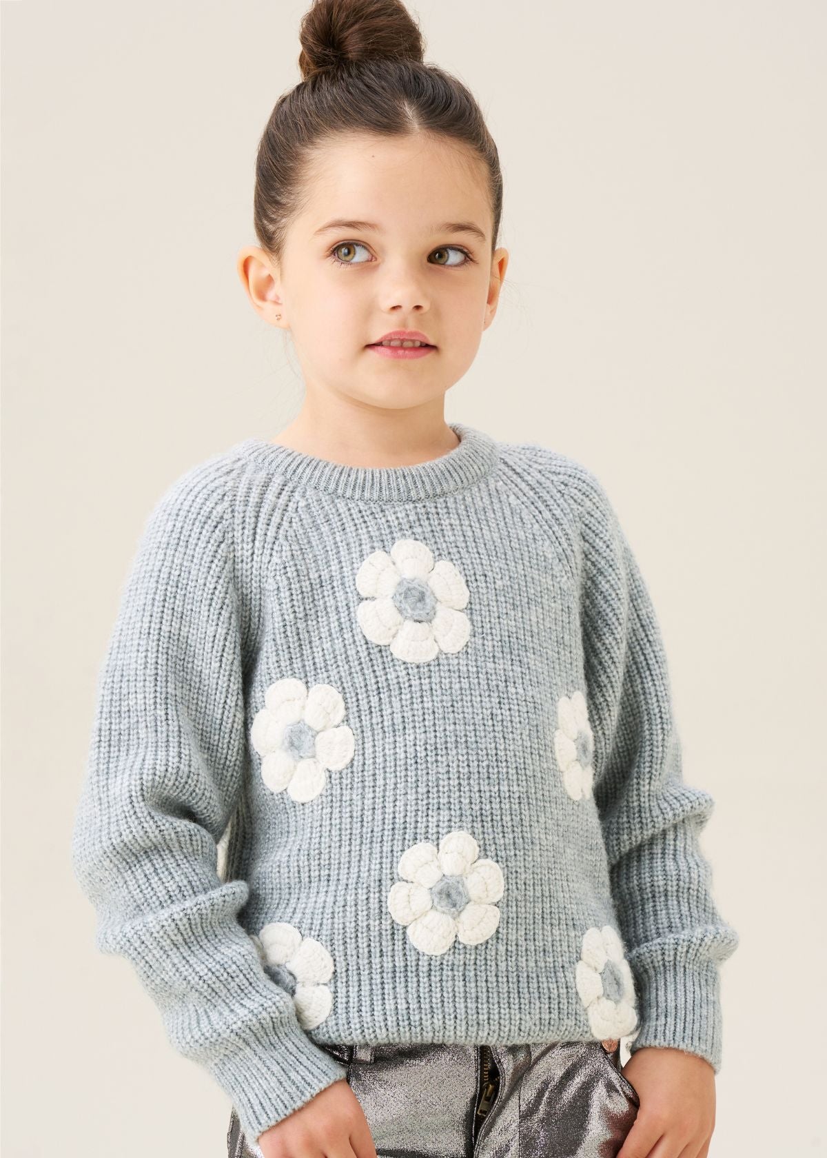 Rumi Embellished Flower Jumper