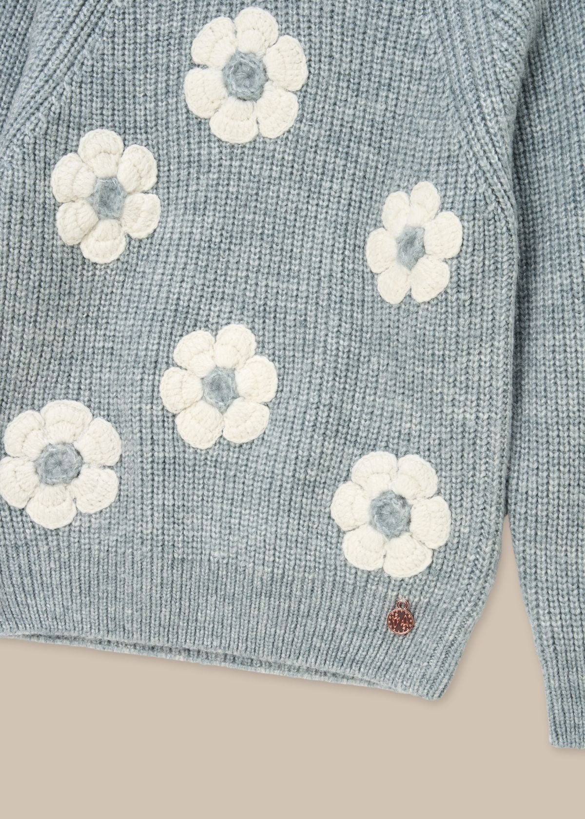 Rumi Embellished Flower Jumper
