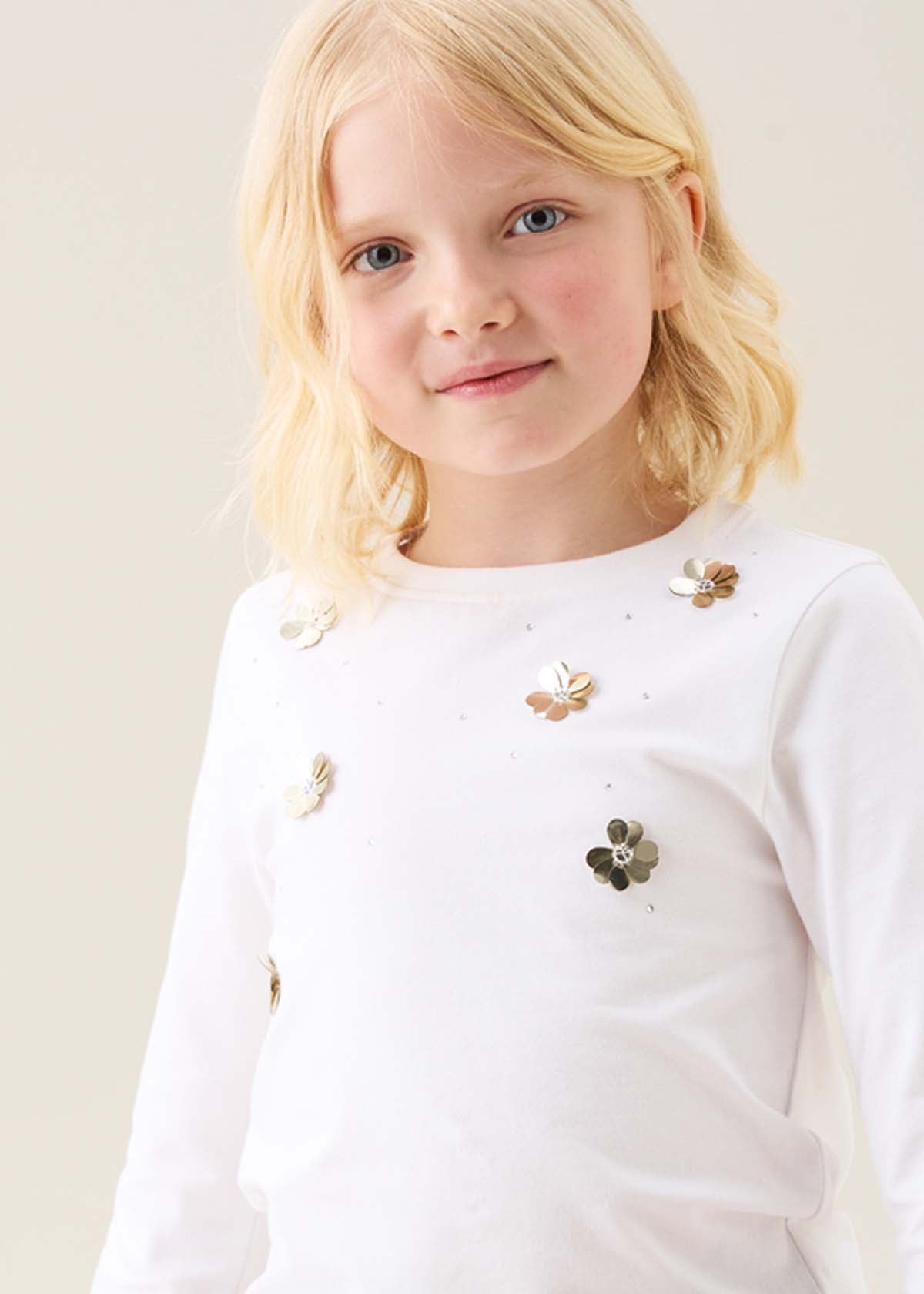 embellished top long sleeve