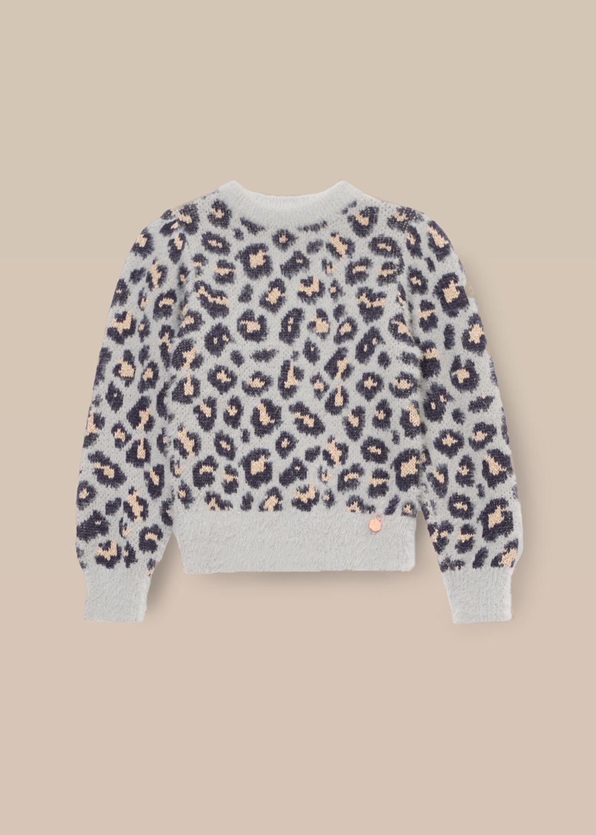 Ginny Leopard Eyelash Jumper