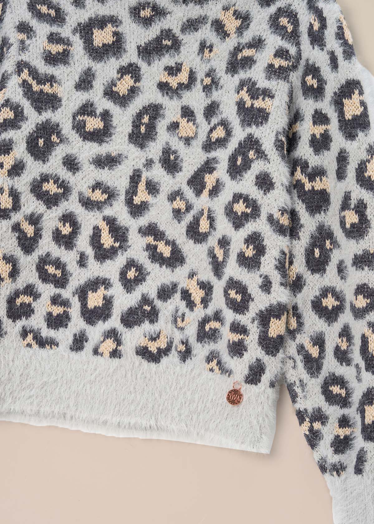 Ginny Leopard Eyelash Jumper