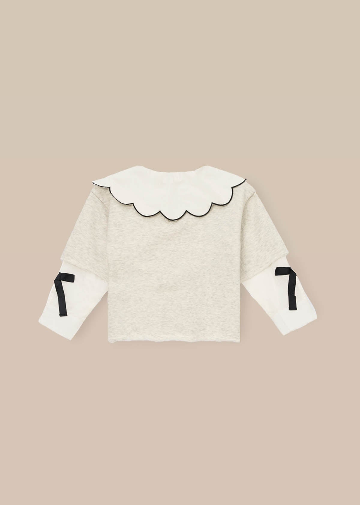 Haddie Mock Layered Shirt & Sweatshirt