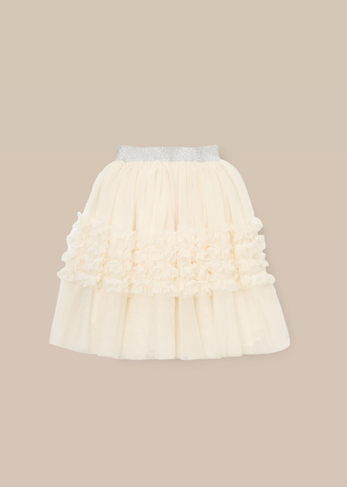 layered ruffle skirt
