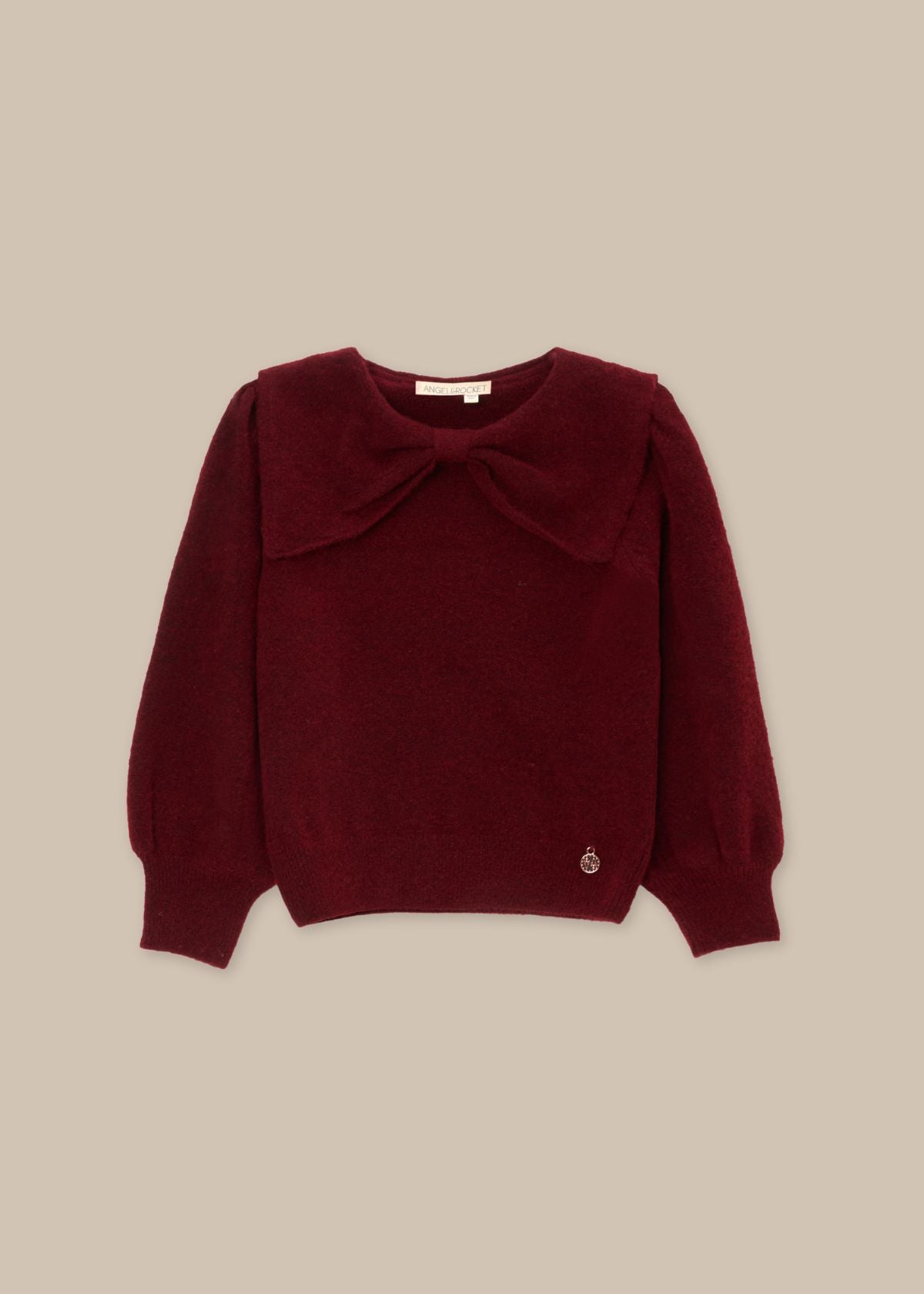 cotton Bow Collar Jumper
