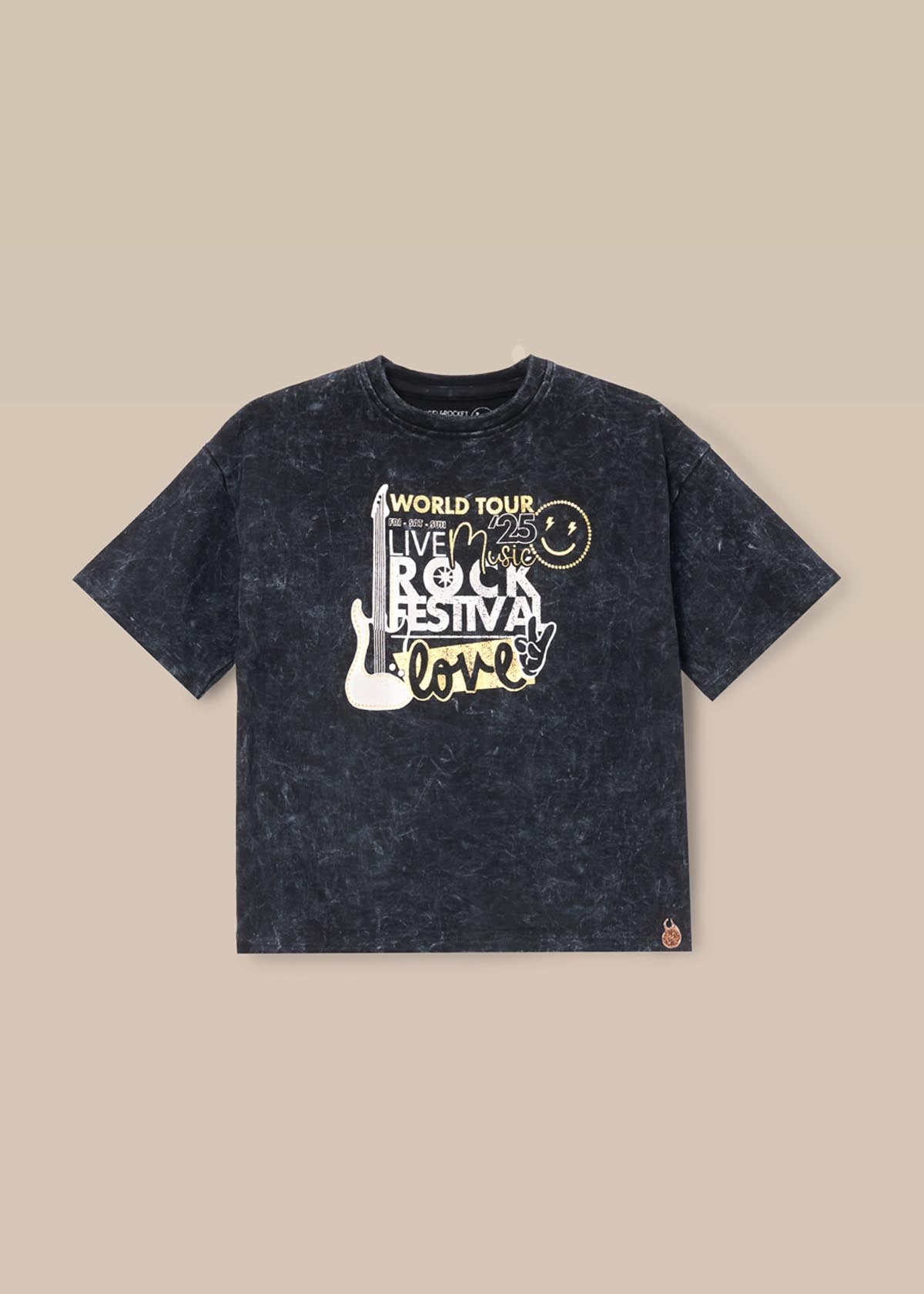 Girl Band Tee Black