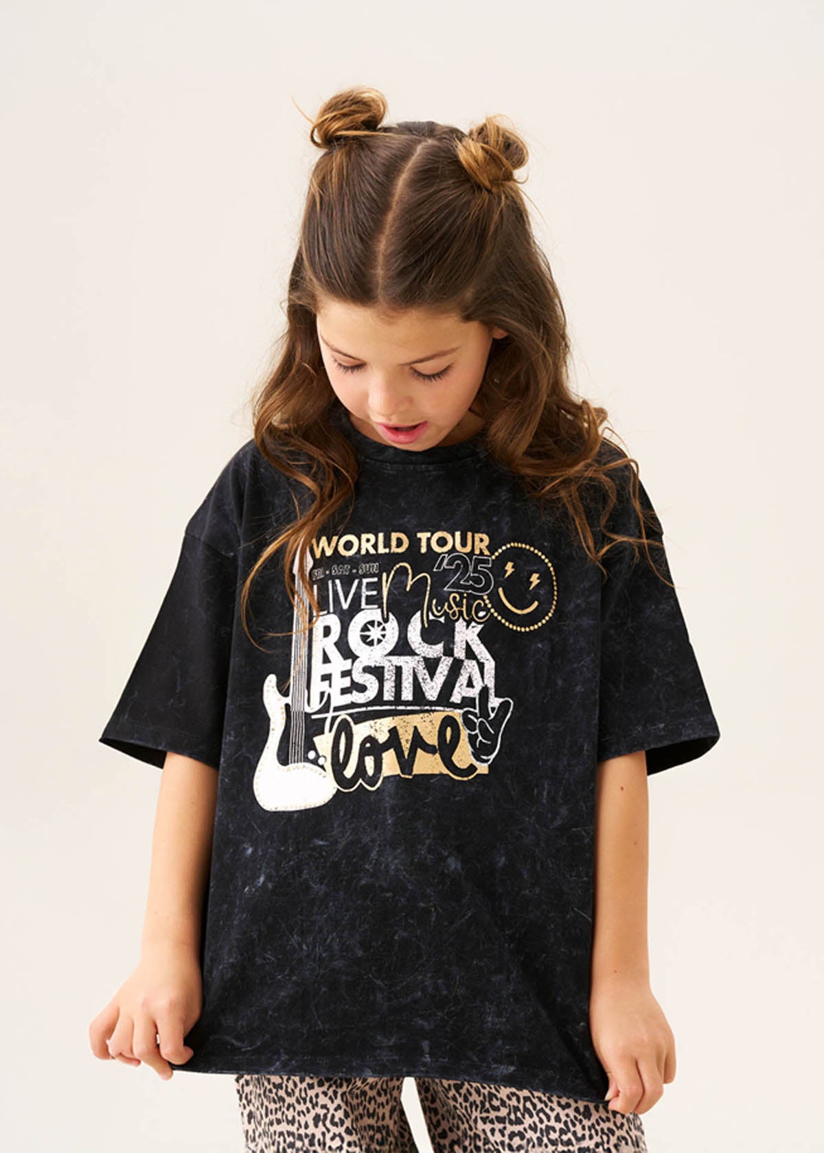 Girl Band Tee Black