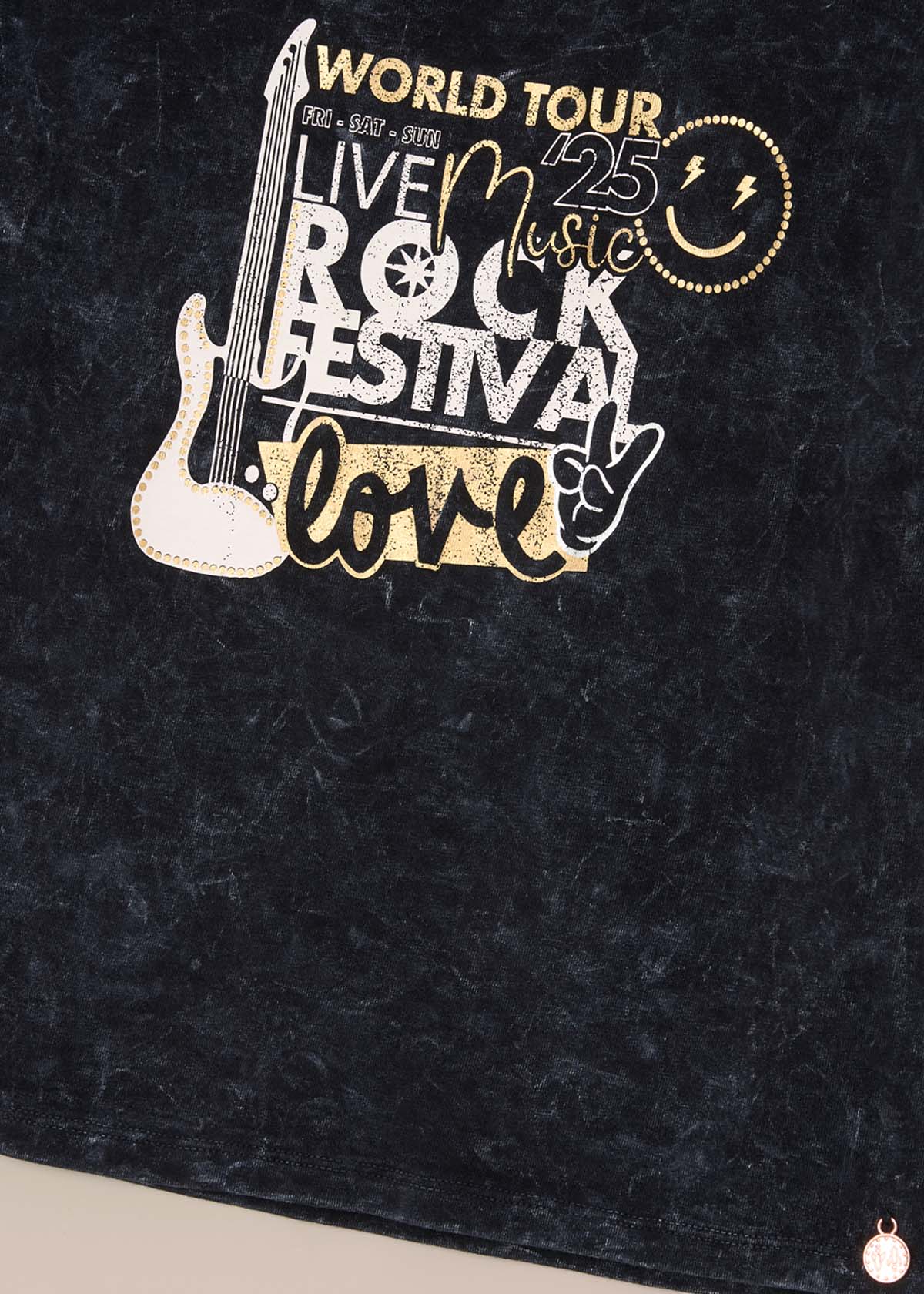 buy online Girl Band Tee Black