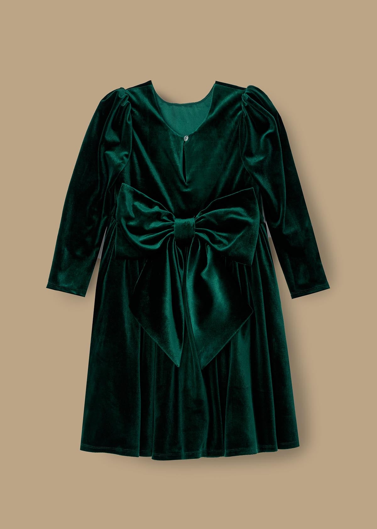 Grace Velvet Bow Back Dress