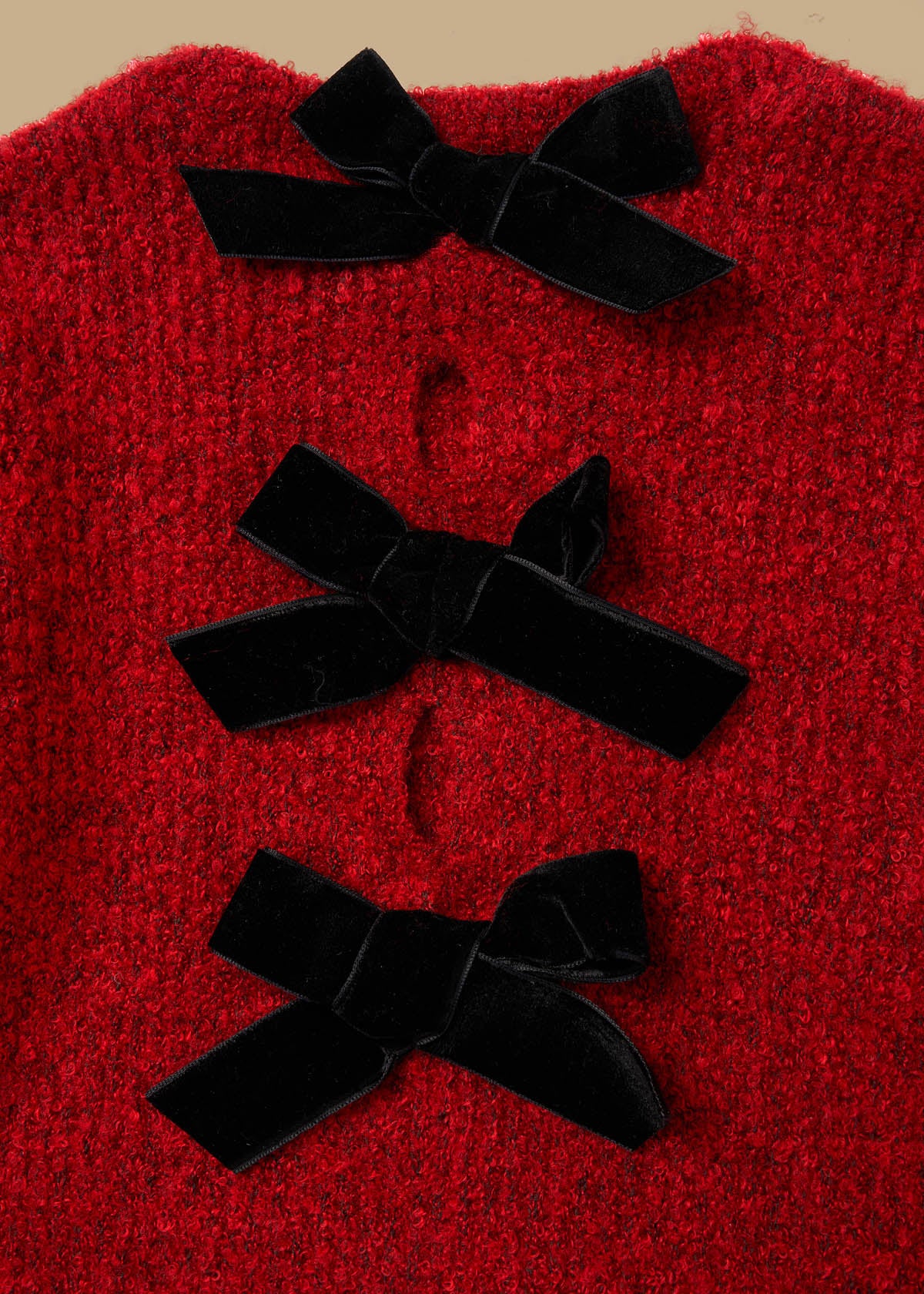 Alexis Bow Back Boucle Jumper