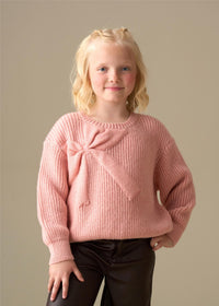 Arya Knitted Bow Jumper