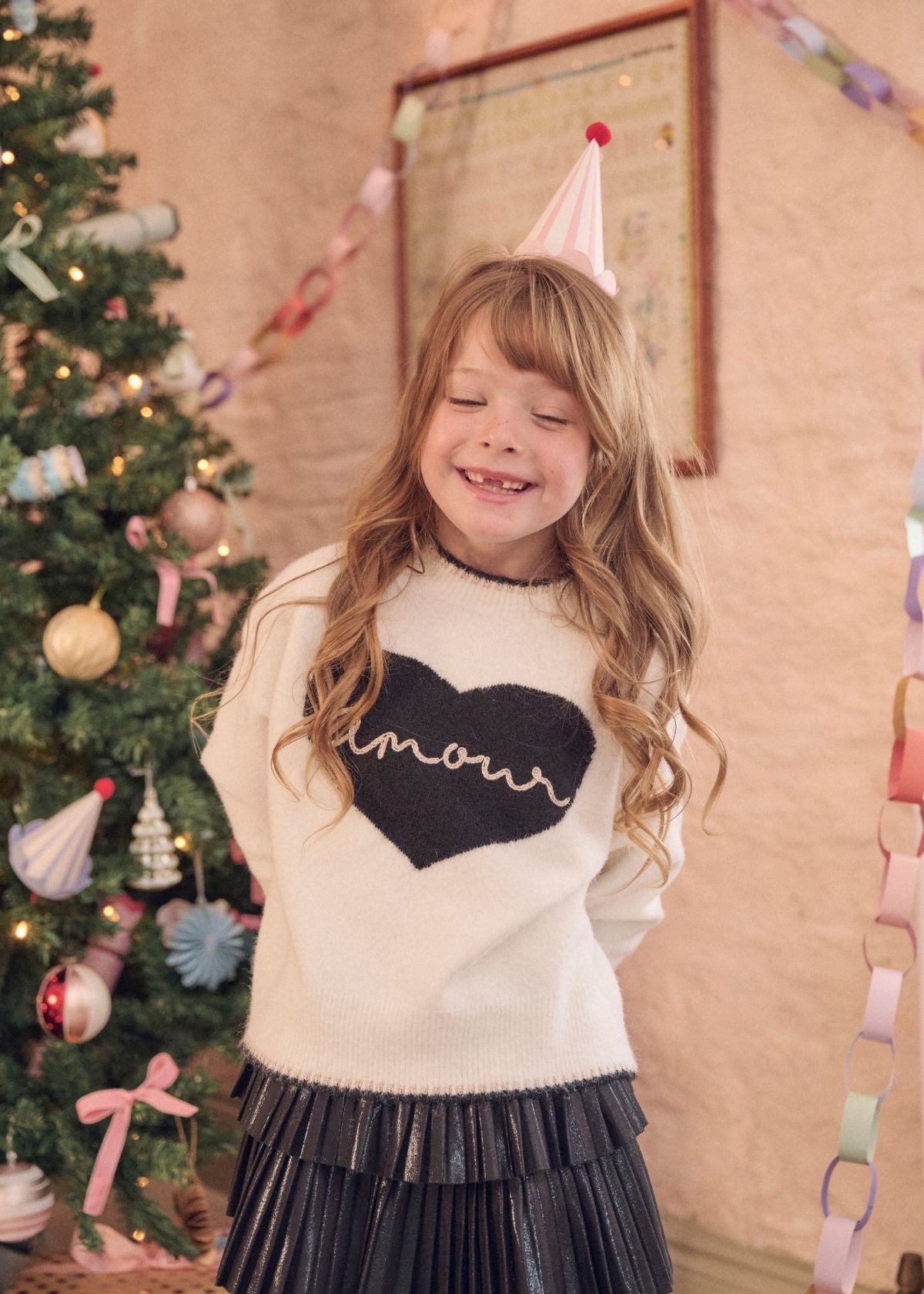Callie Amour Heart Jumper