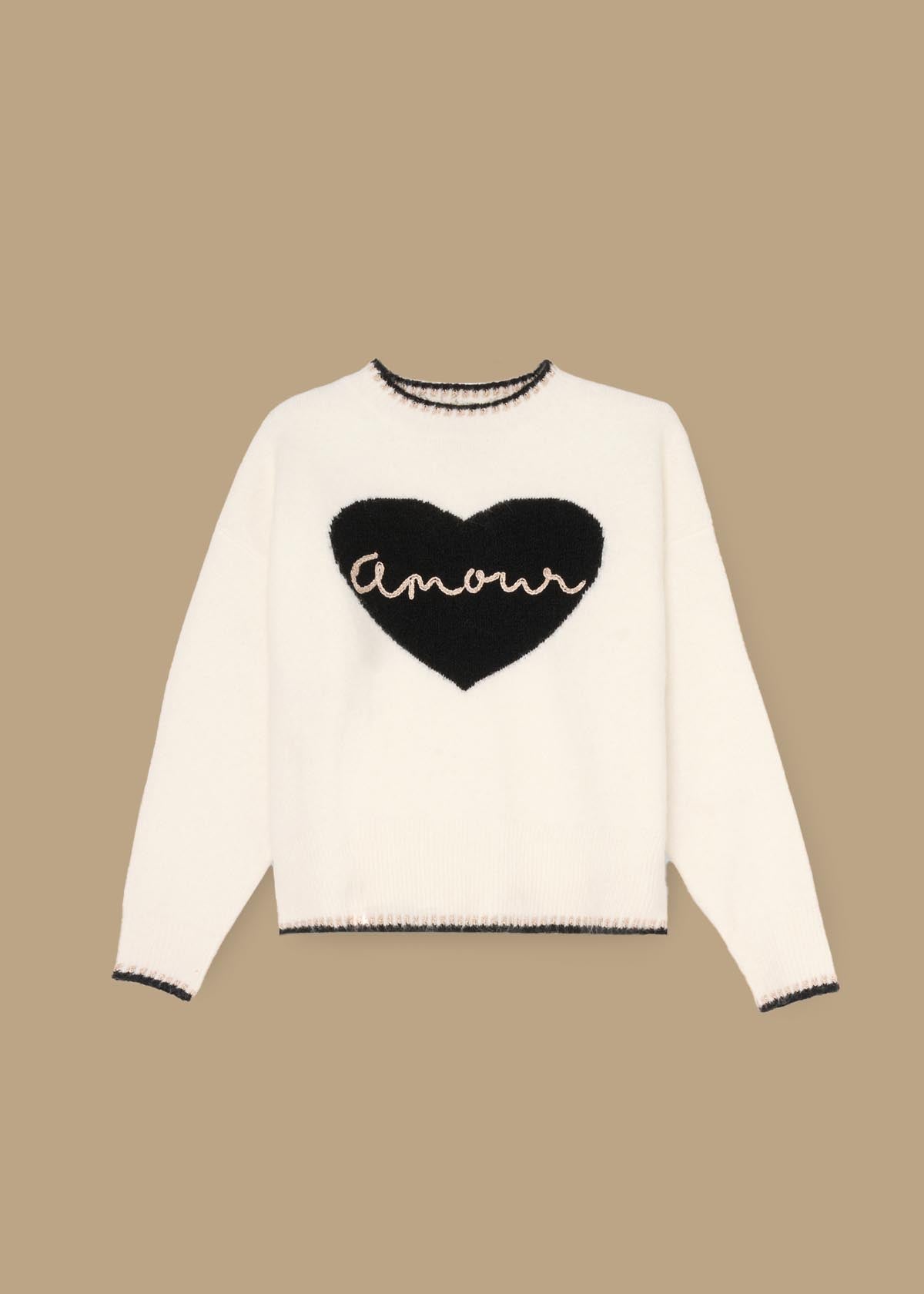 Callie Amour Heart Jumper