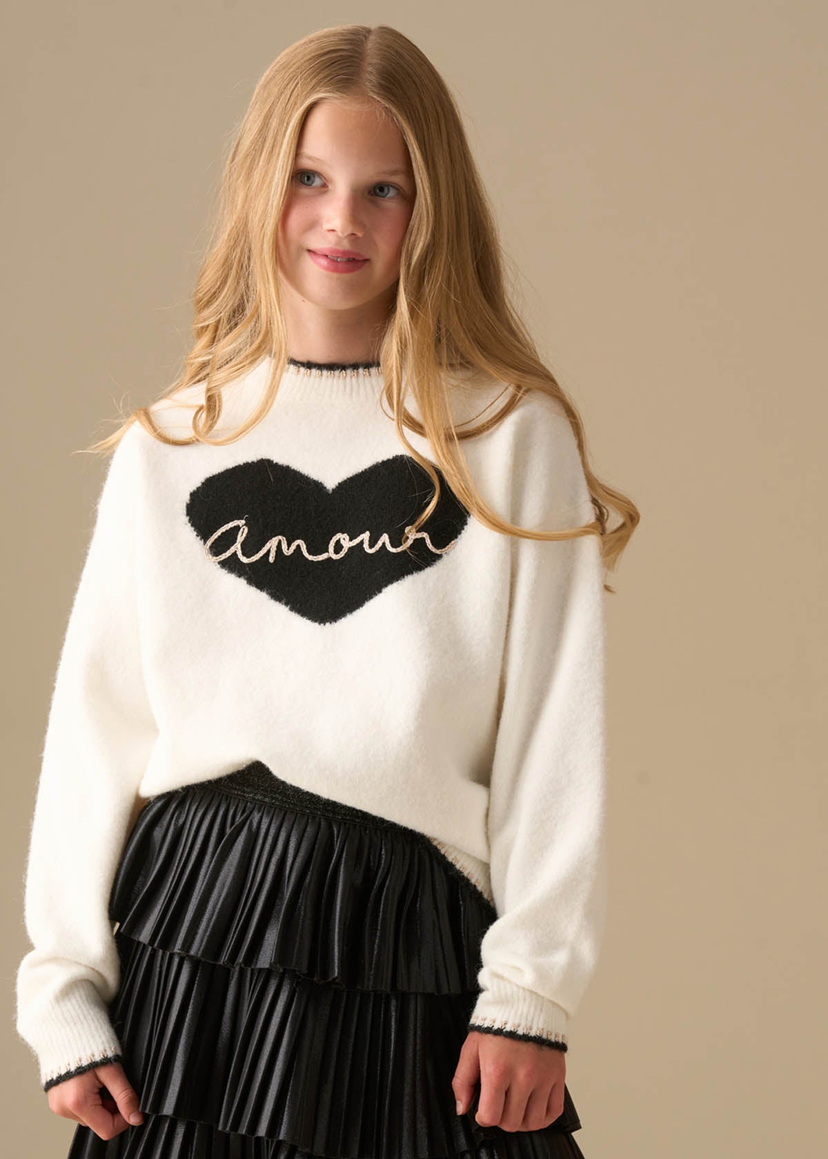 Callie Amour Heart Jumper