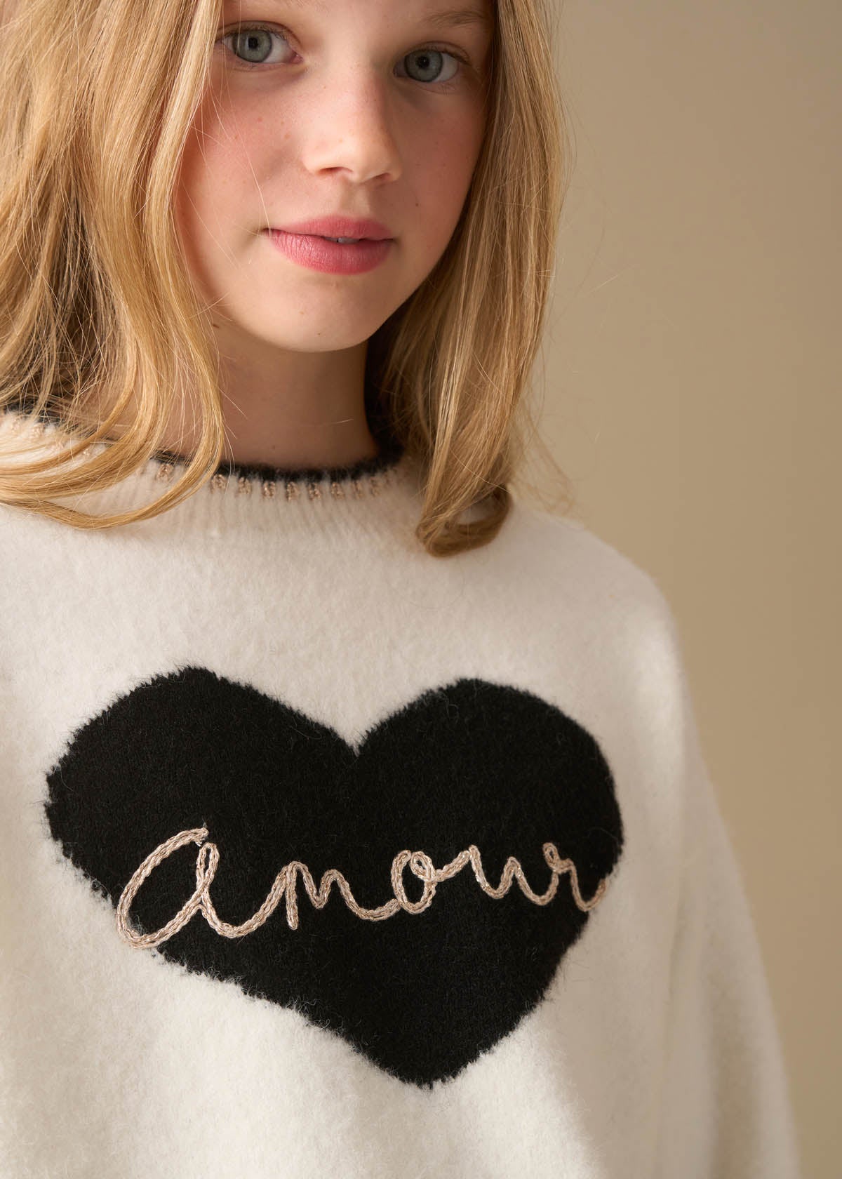 Callie Amour Heart Jumper