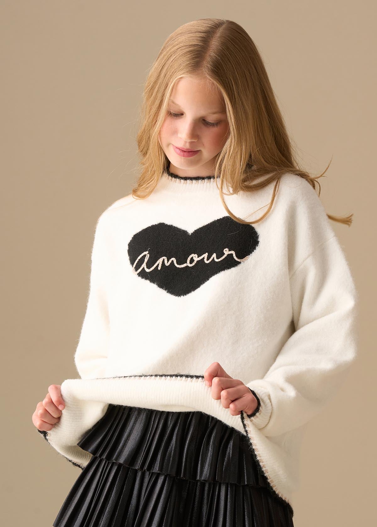 Callie Amour Heart Jumper