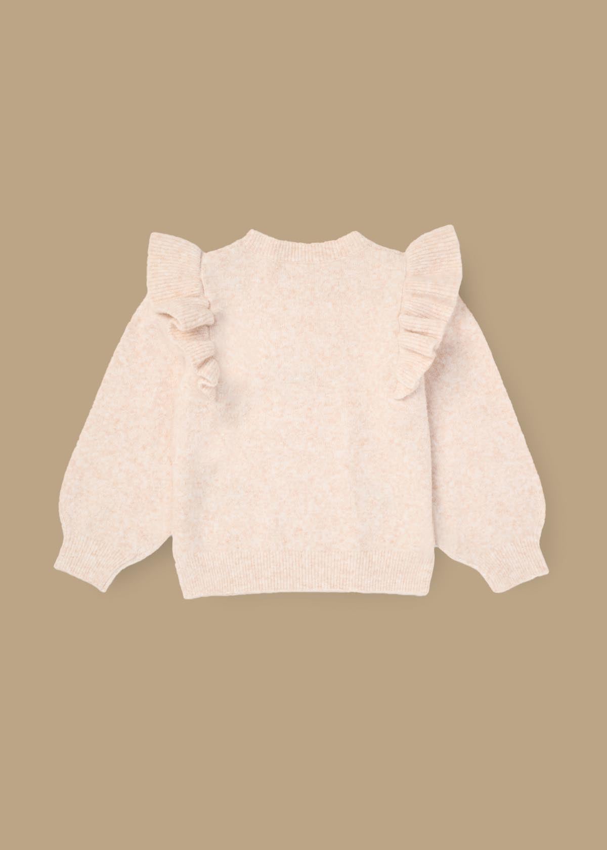 online girl diamonte ruffle jumper