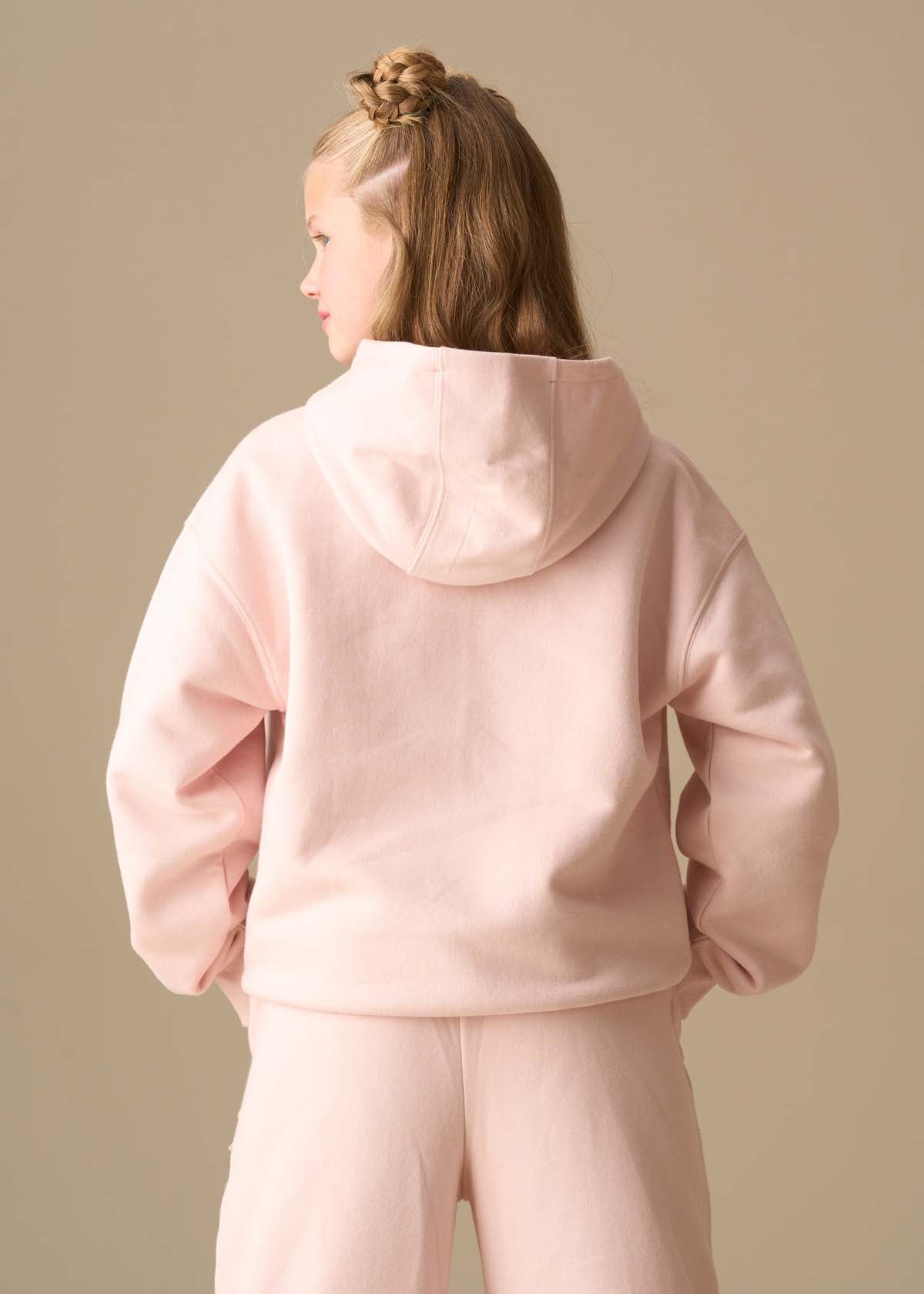 Lila Active Oversized Logo Hoodie - Pink