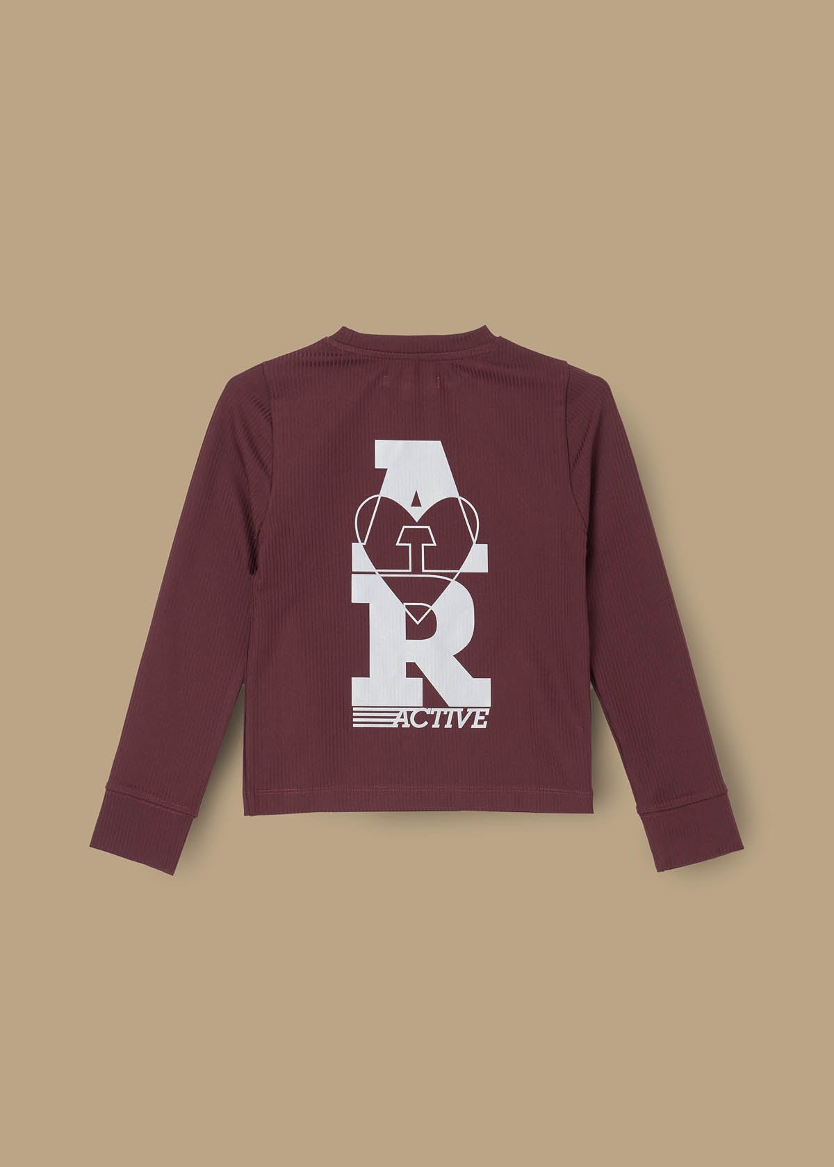 buy girl ultimate active ls top burgundy