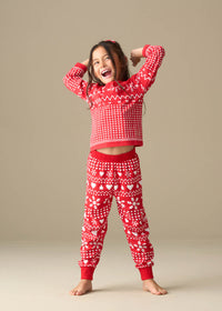 Fern Red Fairisle PJs