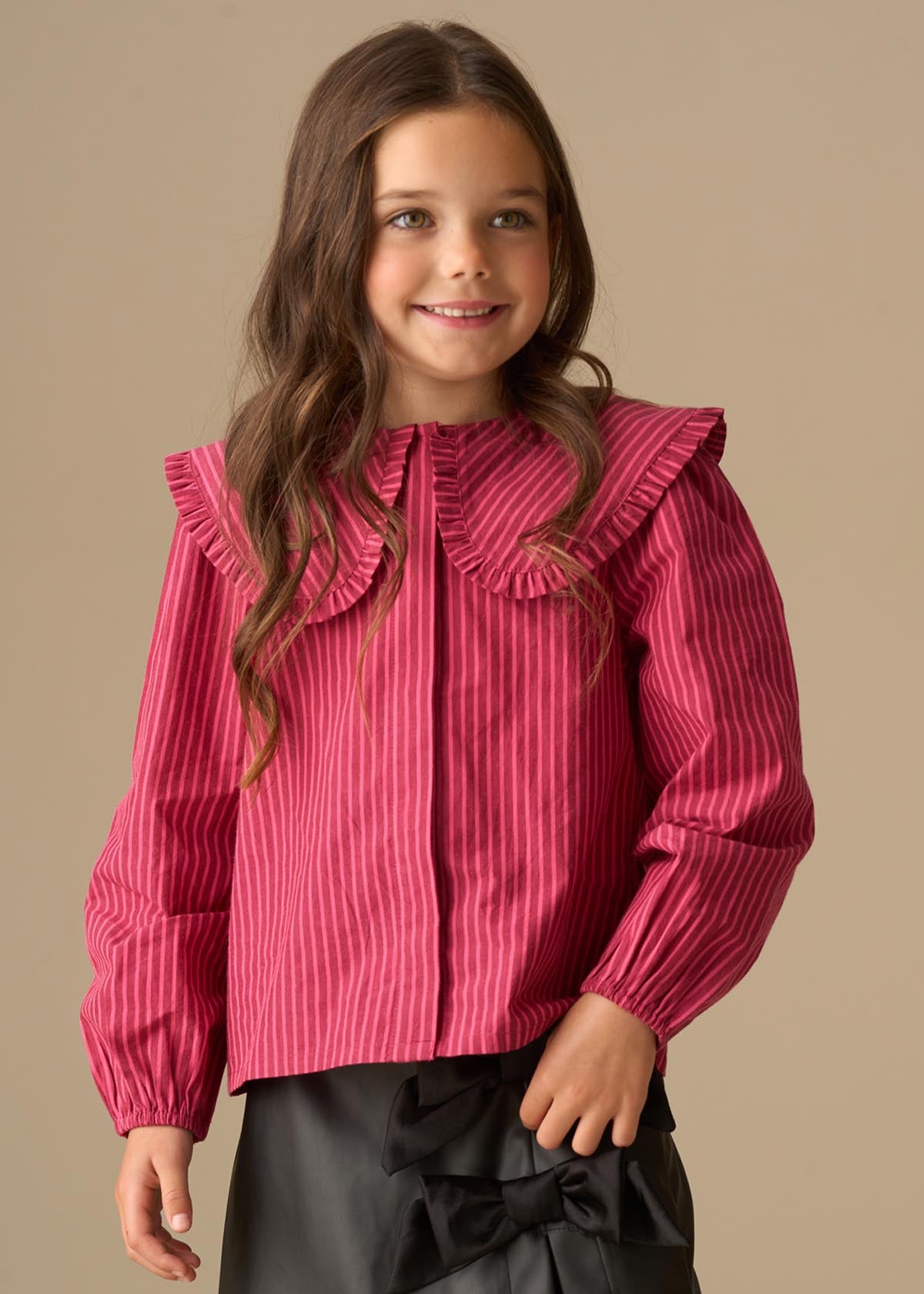 Maggie Frill Collar Shirt