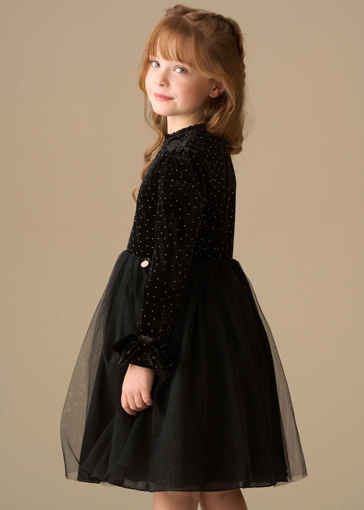 Elsie Velvet Tulle Dress