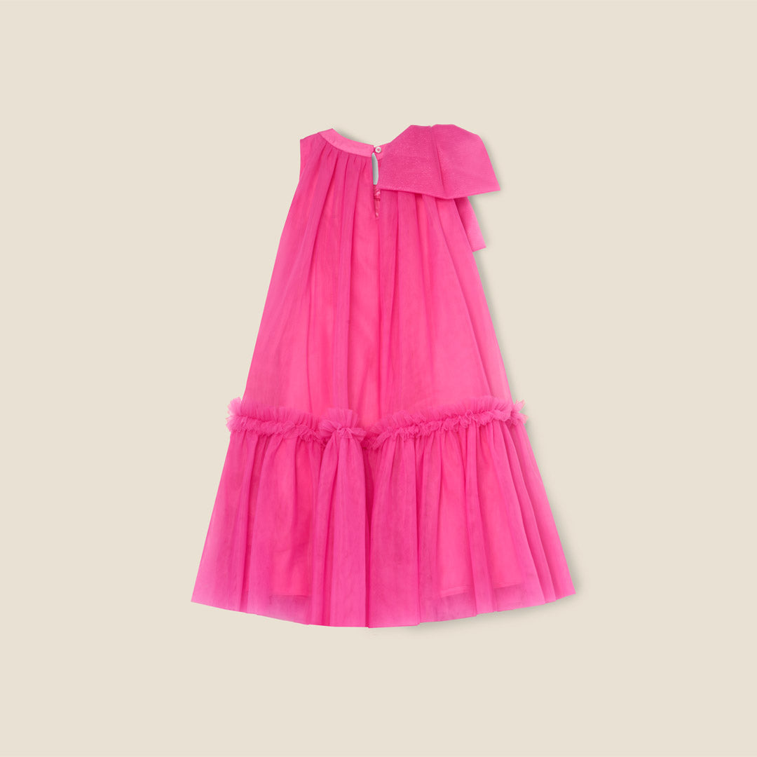 Talullah Bow Shoulder Tulle Dress