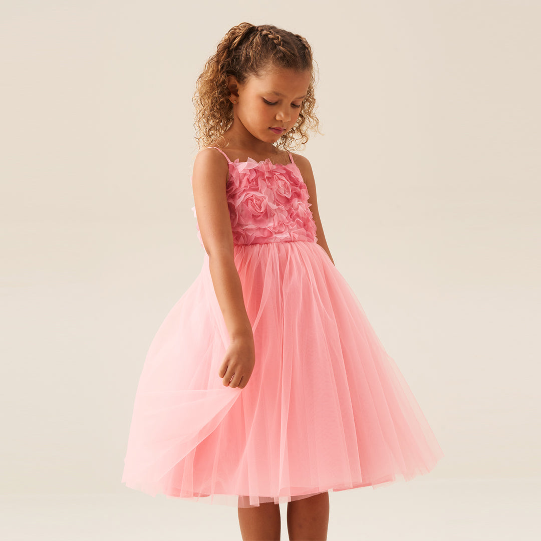 Rosie Embellished Flower Dress