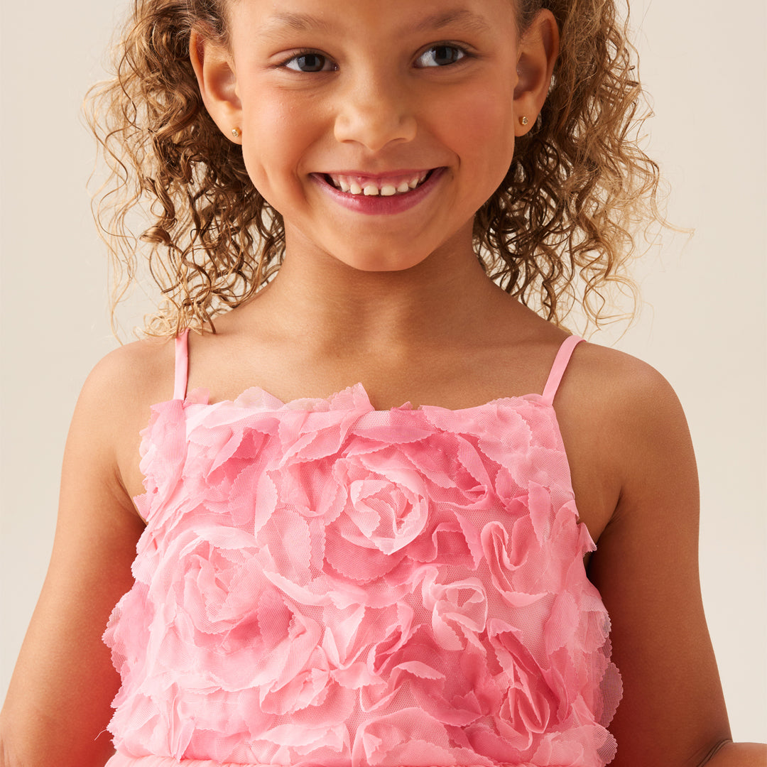 Rosie Embellished Flower Dress