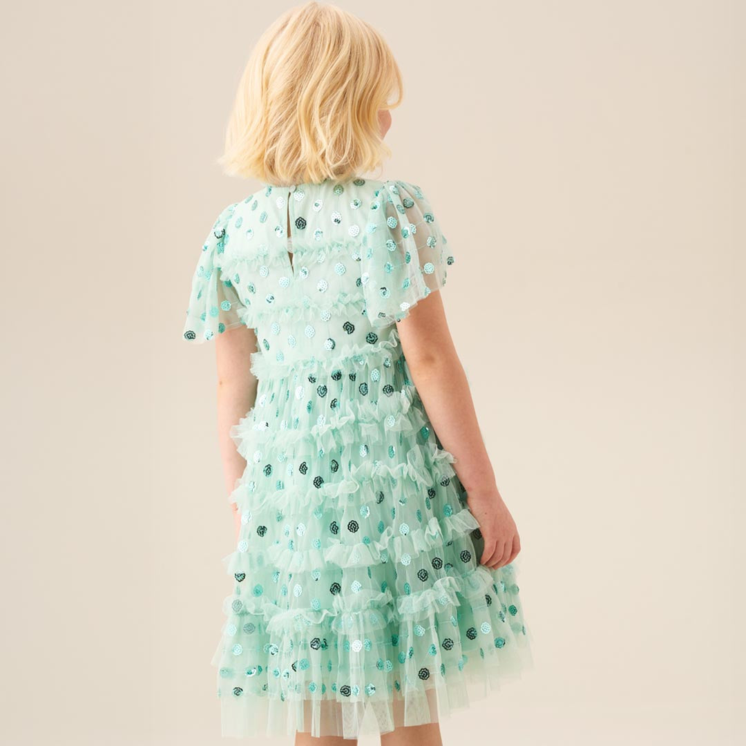 Bea Mesh Frill Dress
