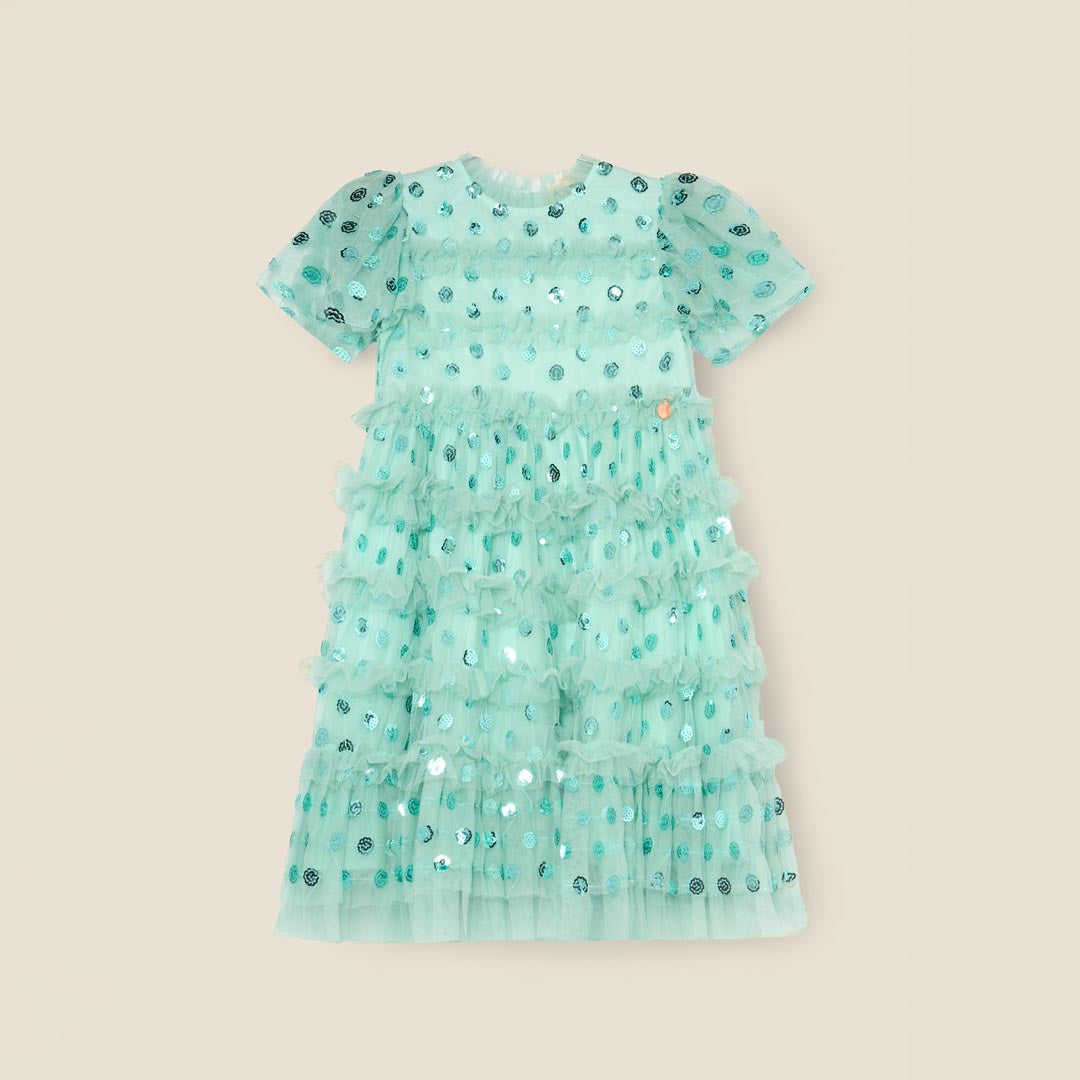Bea Mesh Frill Dress