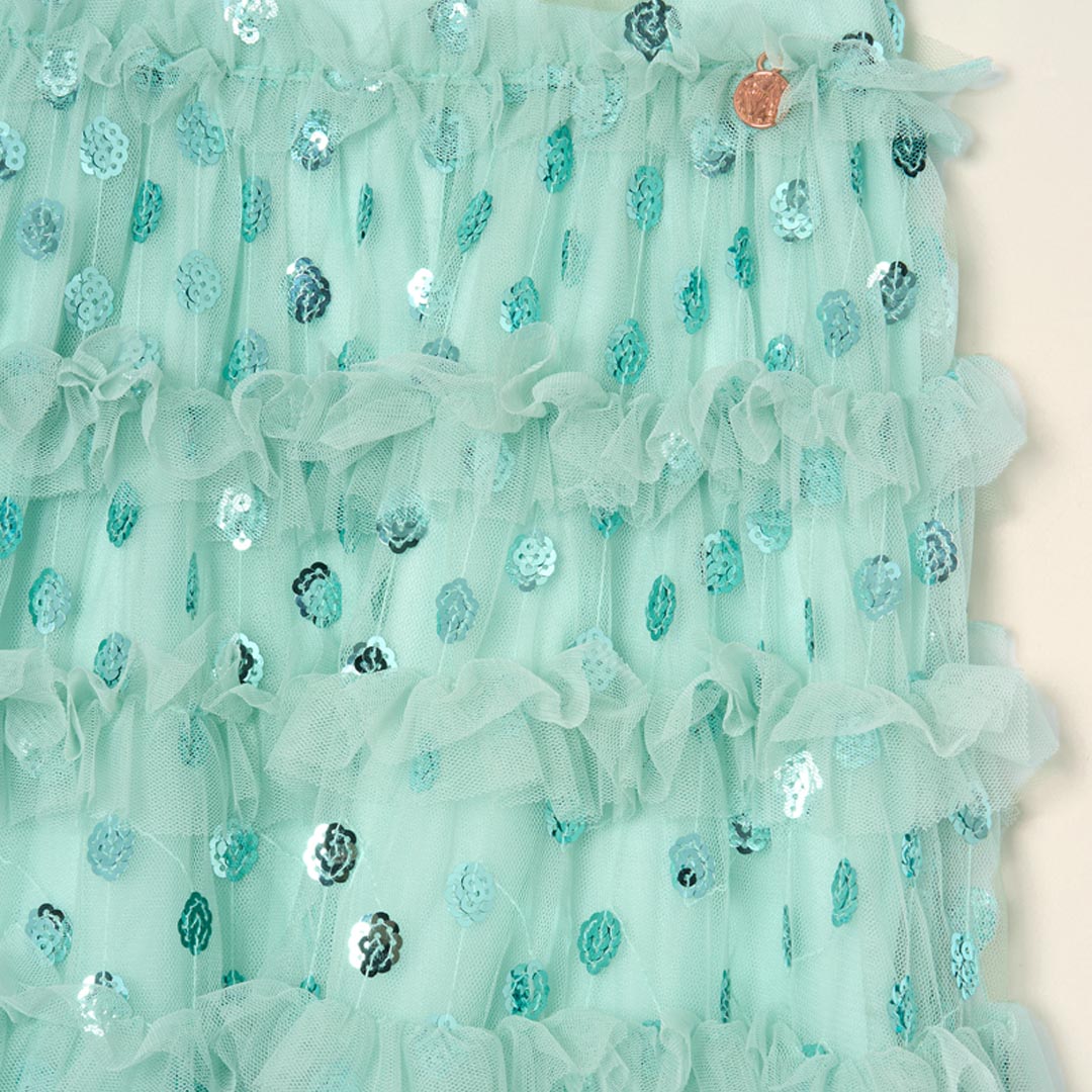 Bea Mesh Frill Dress