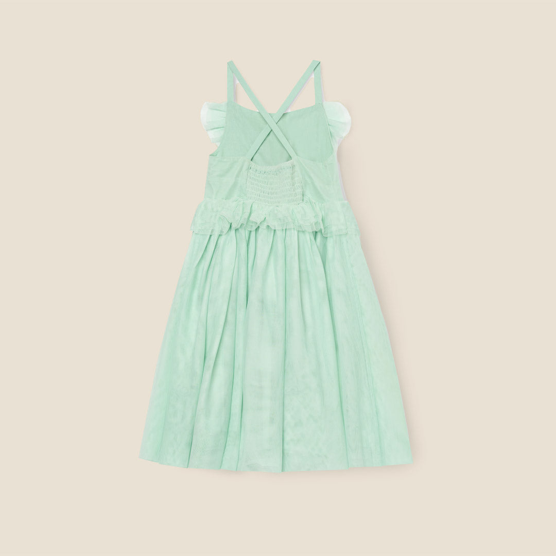 Liliah Mesh Frill Dress