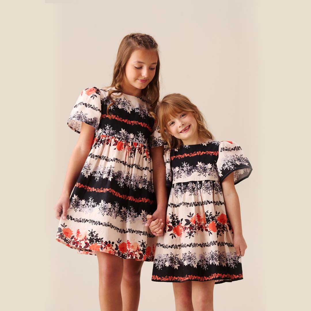 Reyna Multi Print Swing Dress