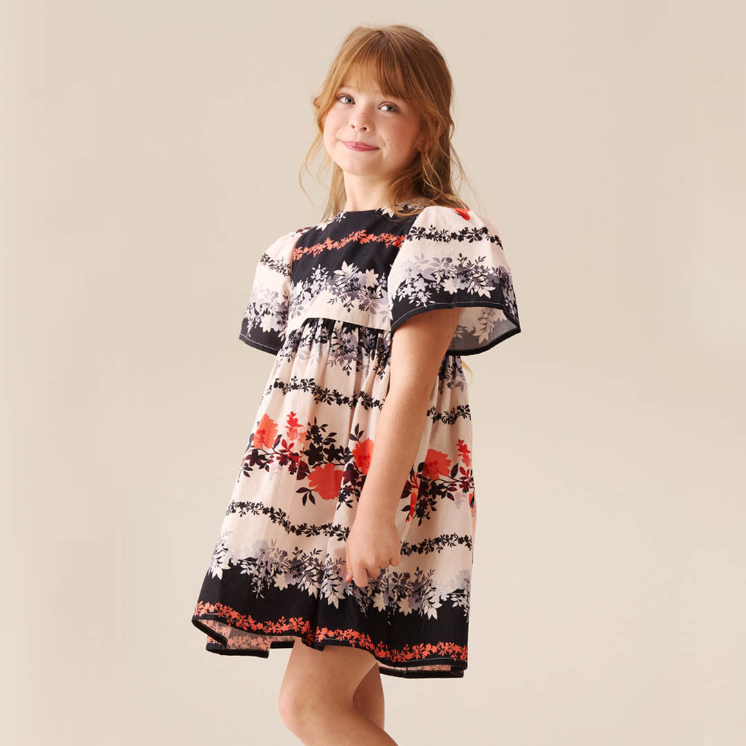 Reyna Multi Print Swing Dress