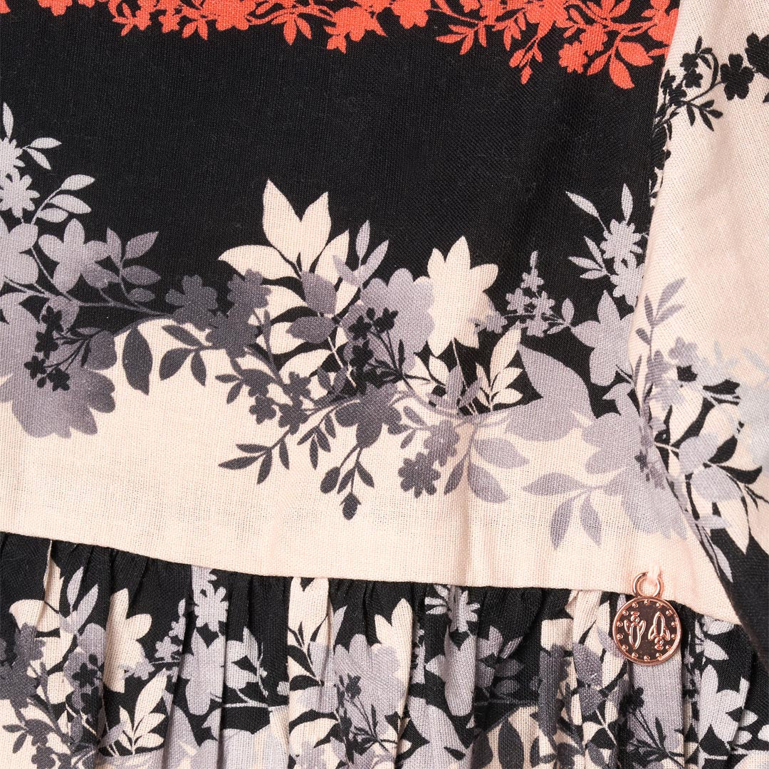 Reyna Multi Print Swing Dress