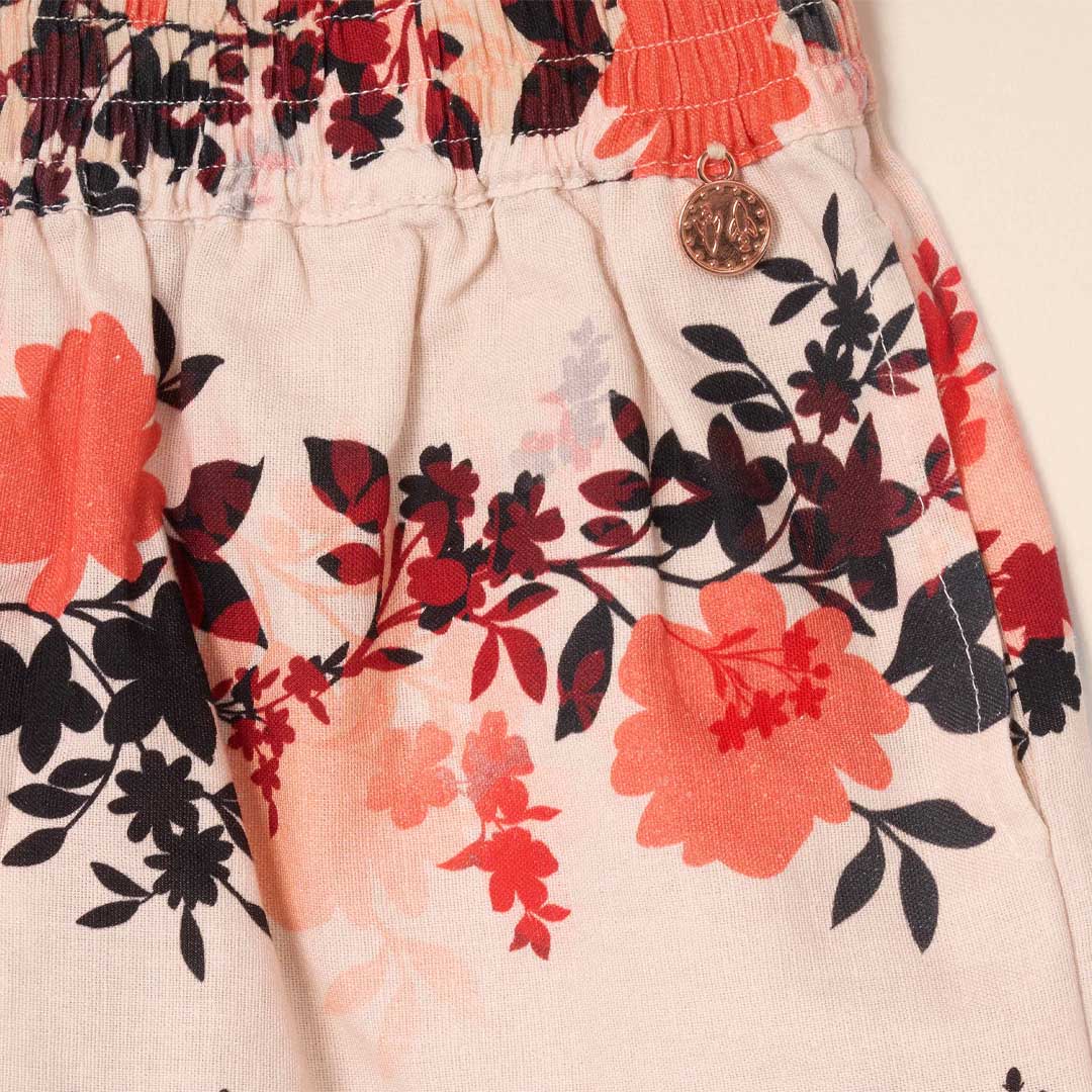 Brooke Print Linen Shorts