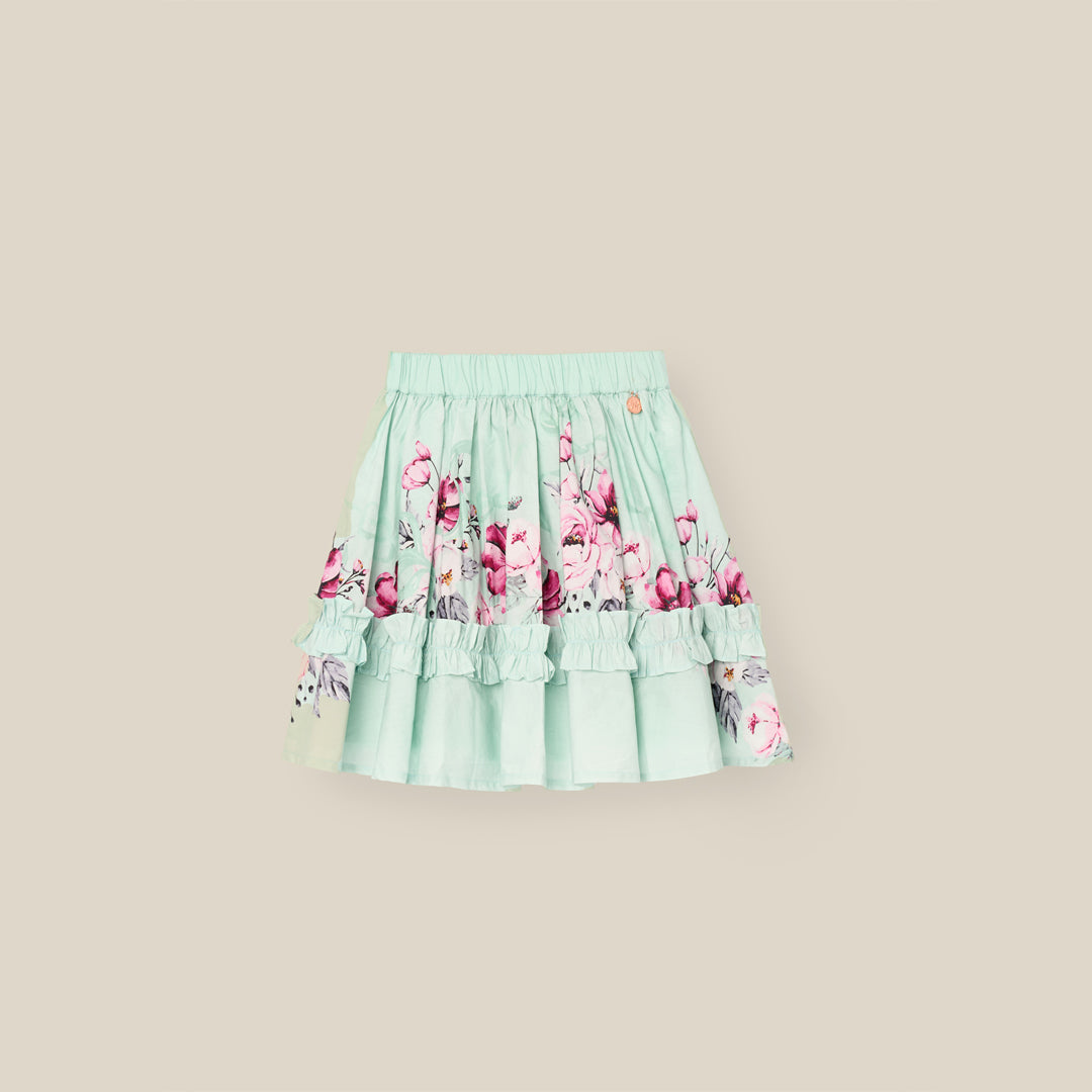 Nina Ruffle Hem Skirt
